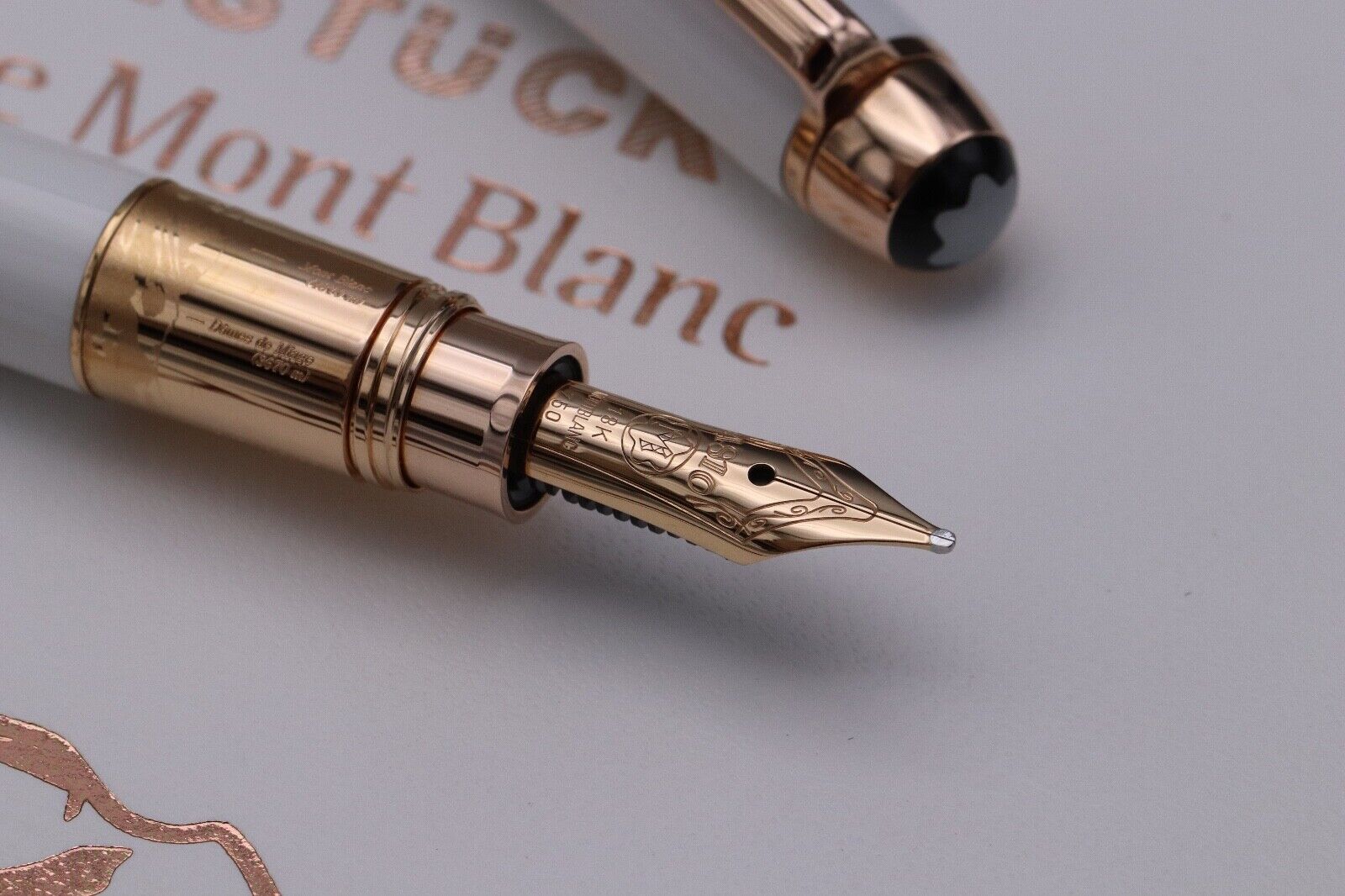 Montblanc Meisterstuck Mozart Tribute Solitaire Fountain Pen - UNUSED image 2