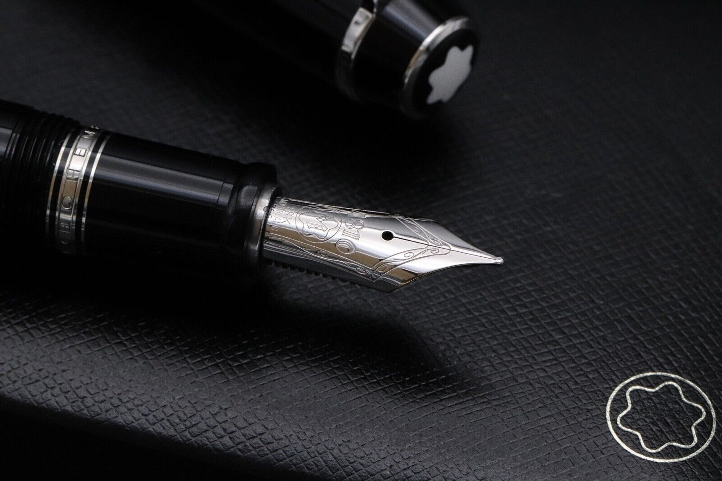 Montblanc Boheme XL Platinum Line No Stone Fountain Pen - Fine Nib image 2
