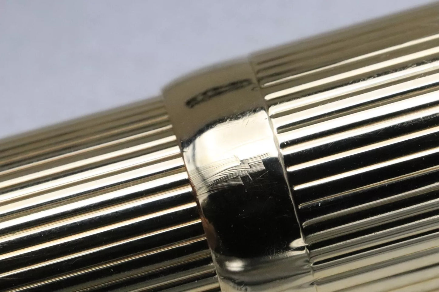 Montblanc Meisterstuck 149 Pinstripe Solid Gold Lefebvre Fountain Pen - EF Nib image 8