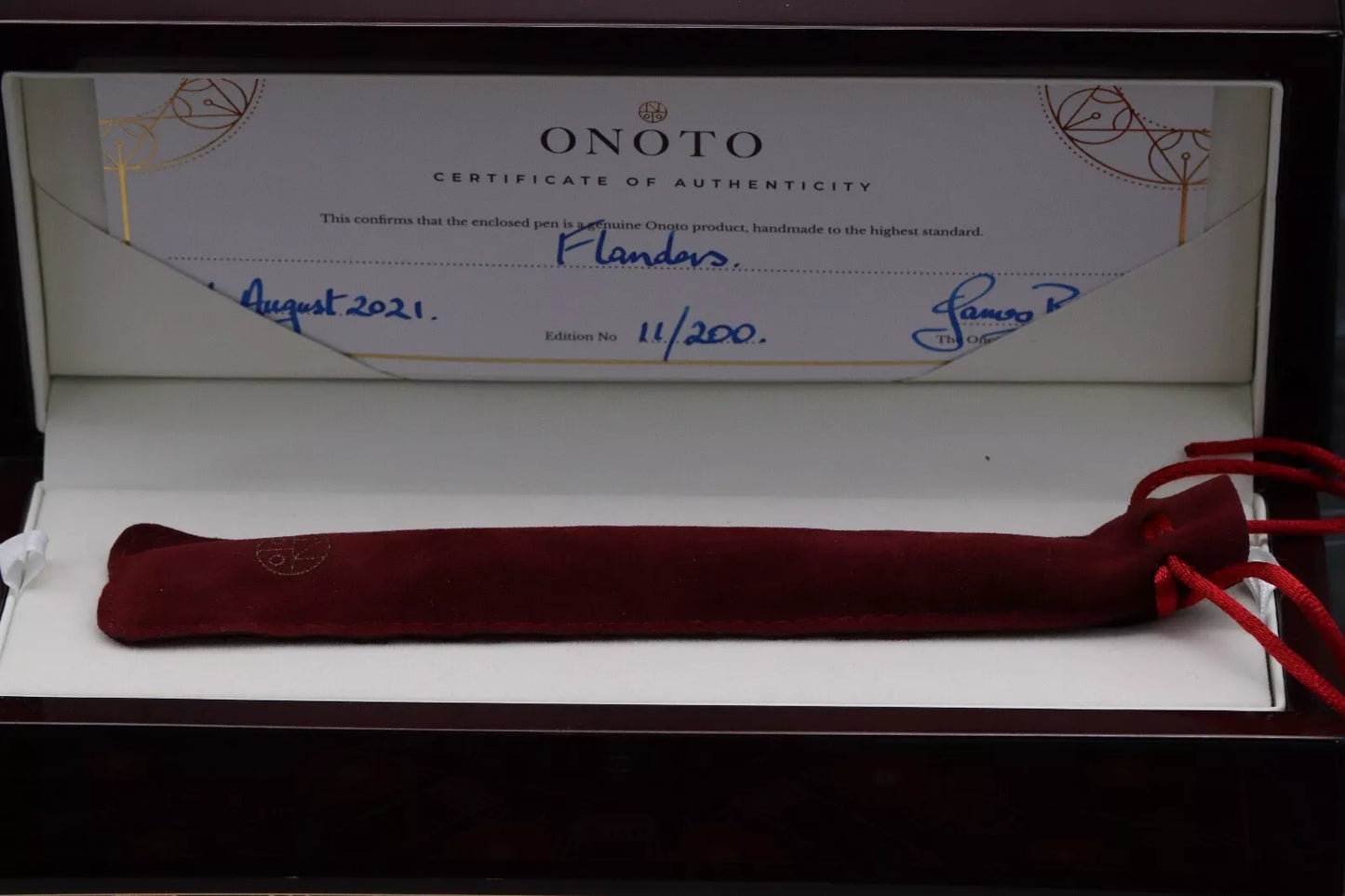 Onoto Magna Flanders Limited Edition Fountain Pen - IM Nib image 8