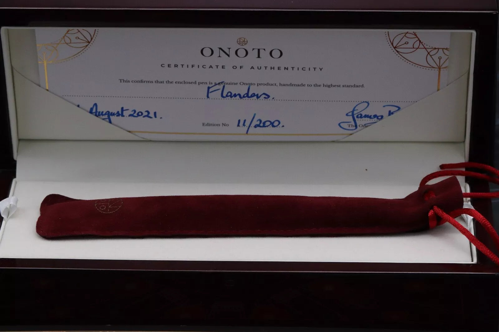 Onoto Magna Flanders Limited Edition Fountain Pen - IM Nib image 8