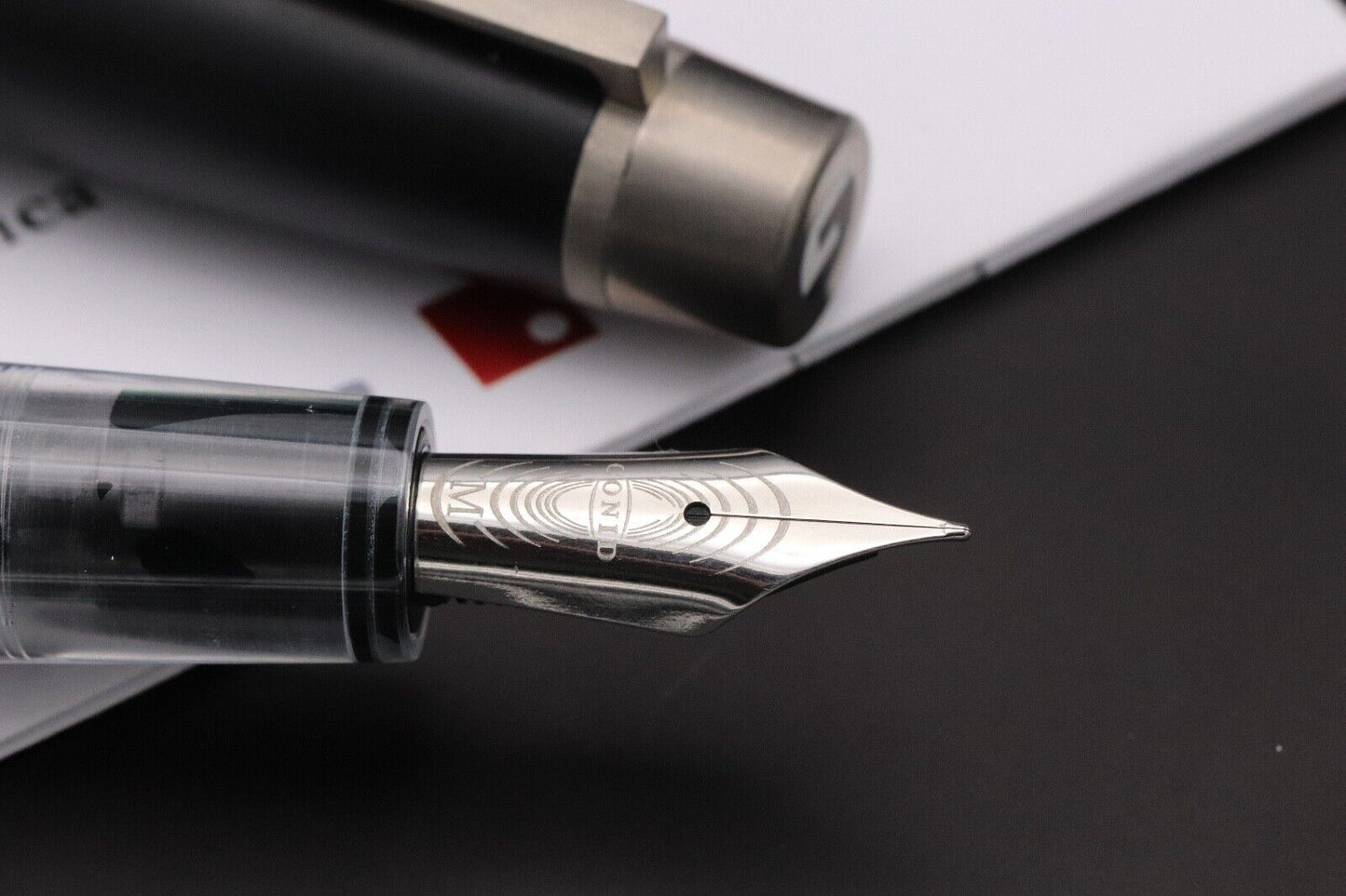 Conid Bulkfiller Minimalistica Demonstrator Fountain Pen - #6 Medium Nib image 2