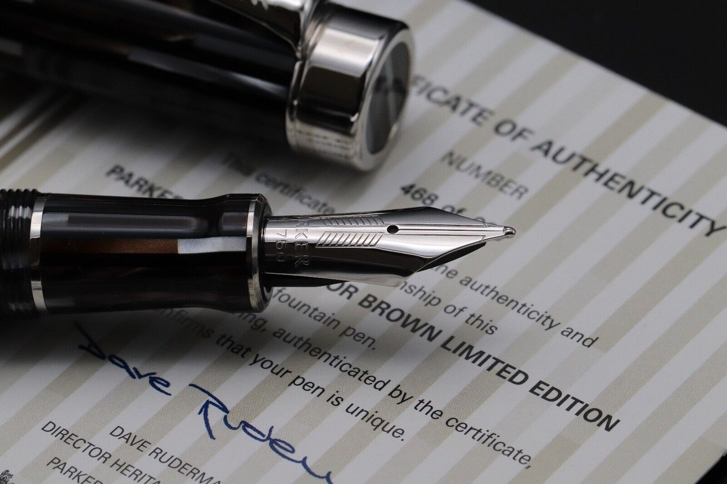 Parker Duofold Senior Brown Limited Edition Fountain Pen image 2