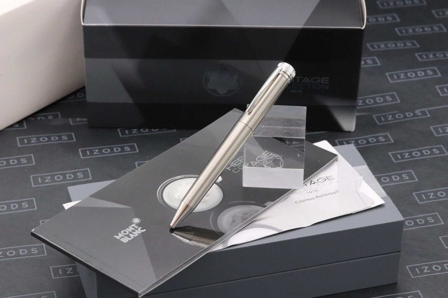 Montblanc Heritage 1912 Capless Steel Rollerball Pen - UNUSED image 0