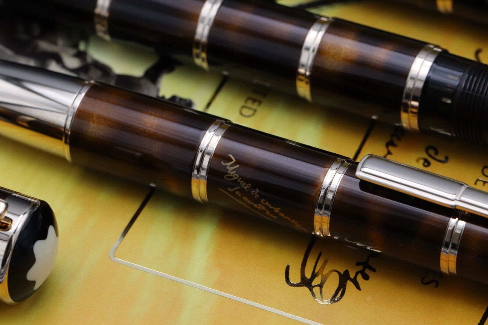 Montblanc Writers Edition Miguel de Cervantes FP, MP, BP Set - UNUSED image 3