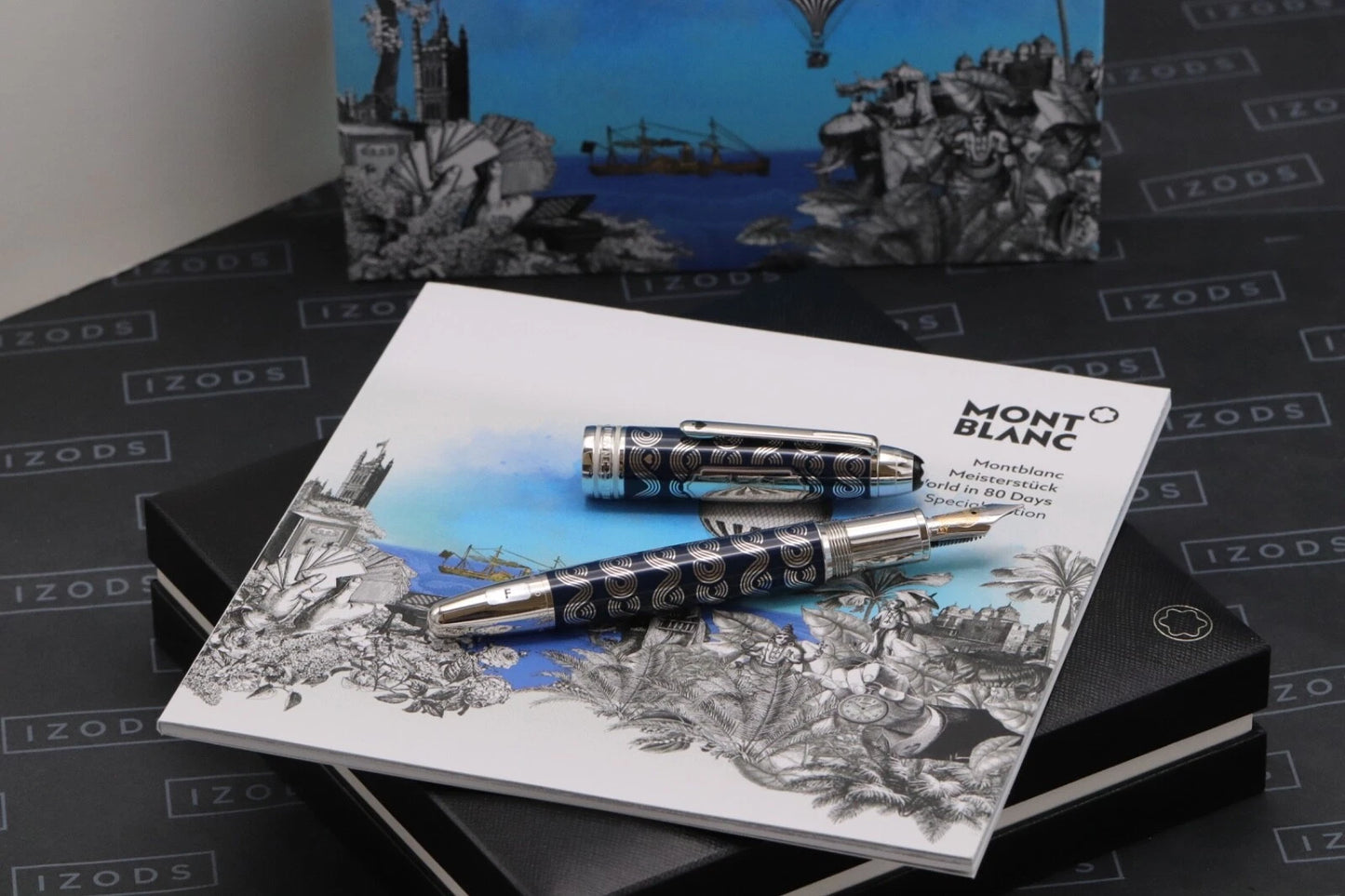 Montblanc LeGrand Around the World in 80 Days Solitaire Fountain Pen -INKED ONCE image 0