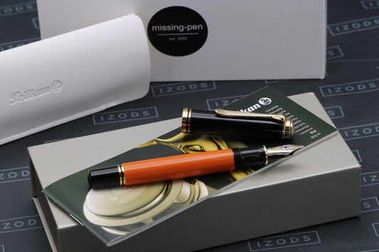 Pelikan Souveran M800 Burnt Orange Fountain Pen - BB Nib - UNUSED image 0