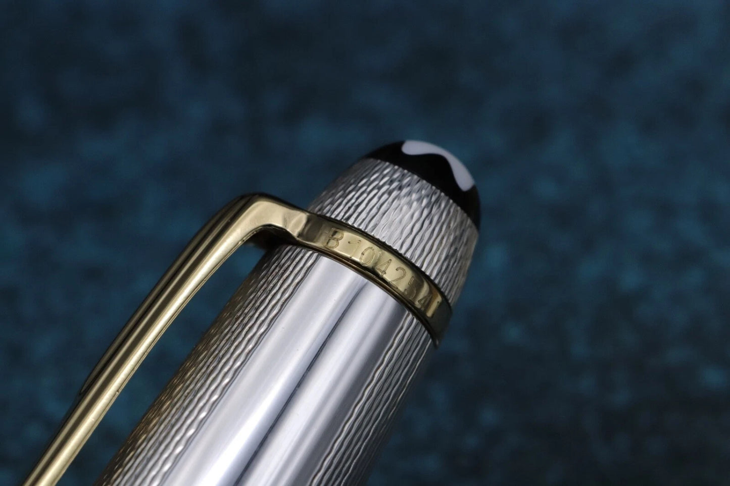 Montblanc Meisterstuck Classique Barley Sterling Silver Fountain Pen - 1991-92 image 6