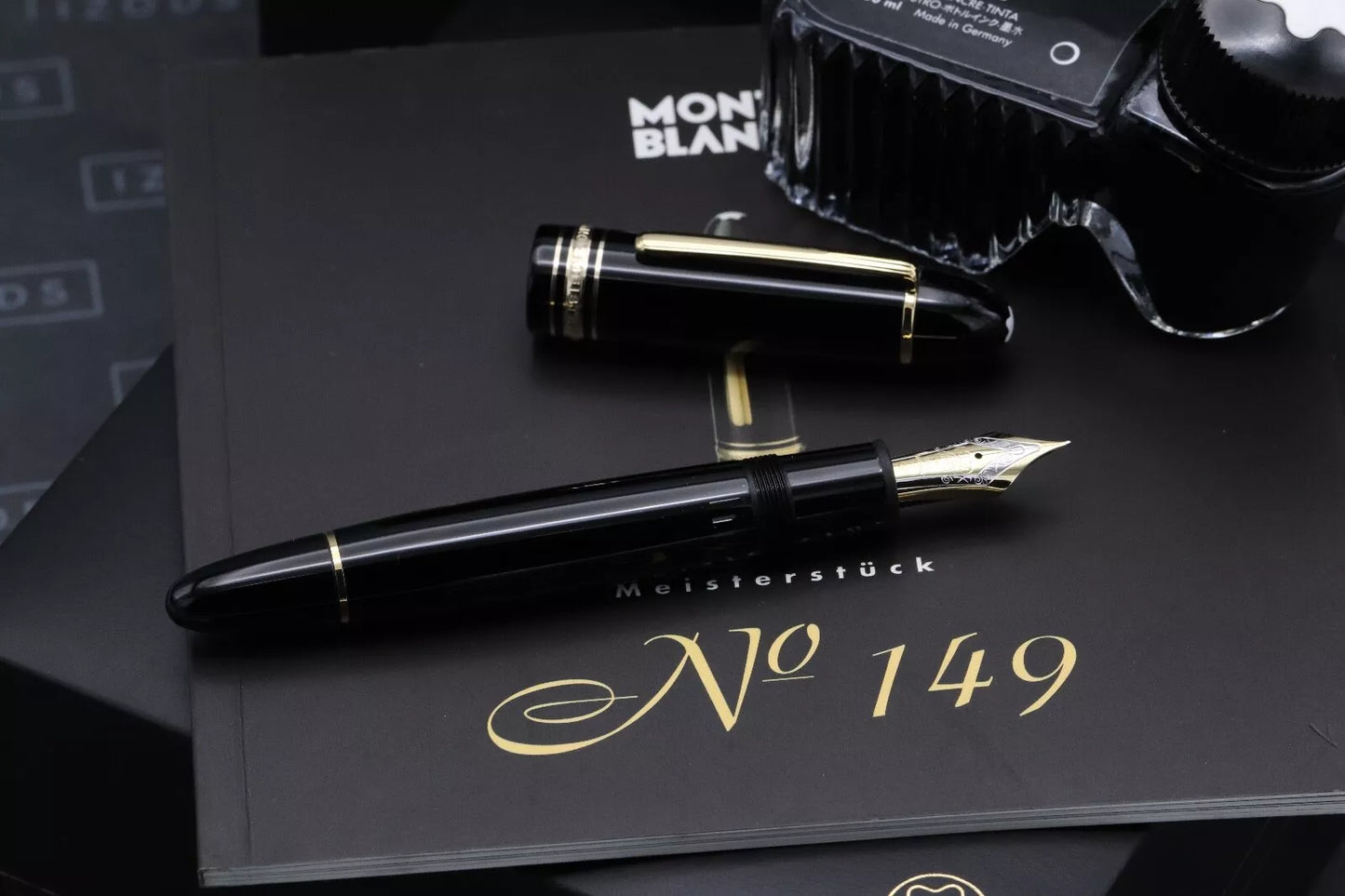 Montblanc Meisterstuck 149 Gold-Coated Fountain Pen - EF Nib image 1