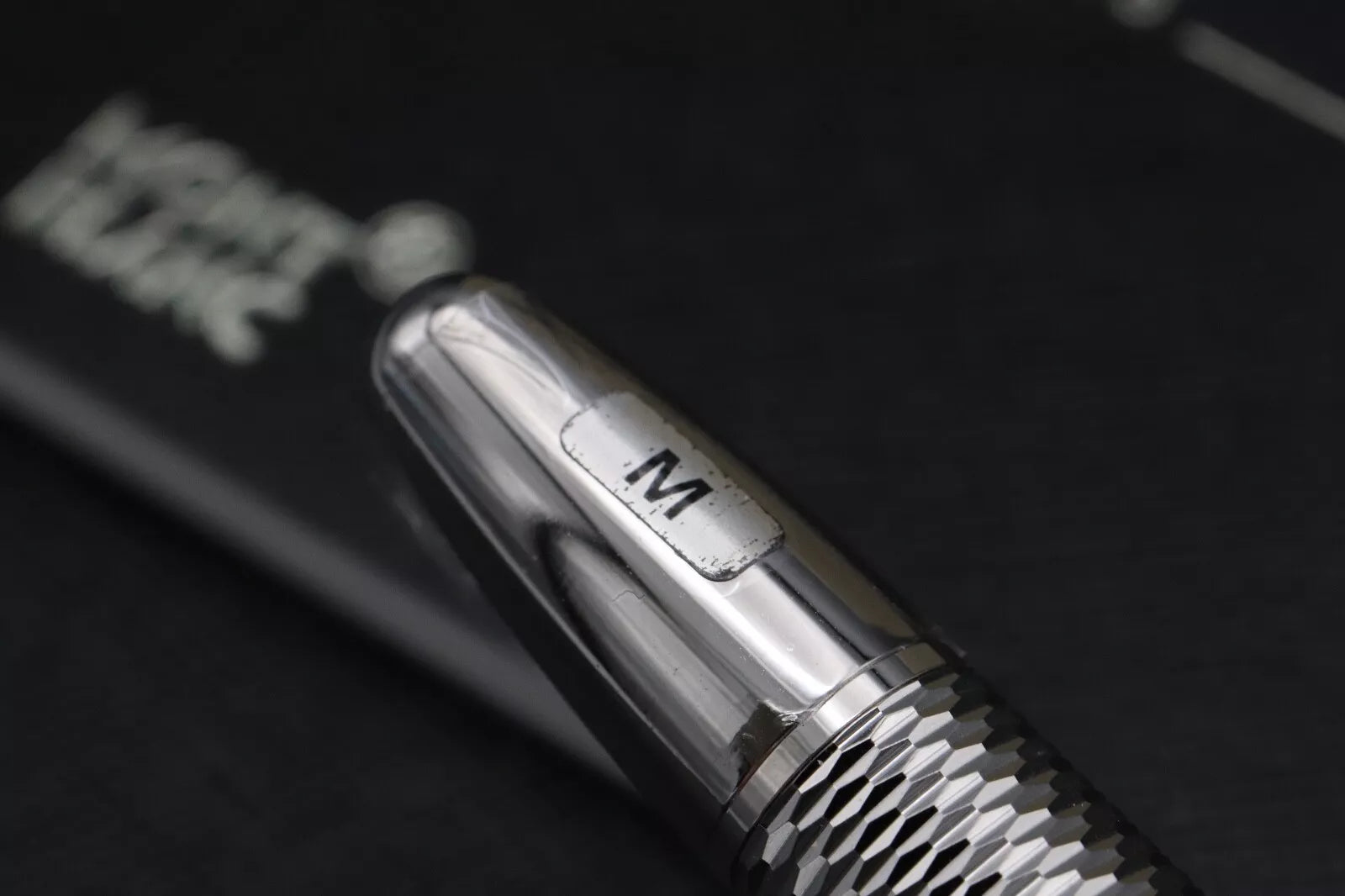 Montblanc Meisterstuck LeGrand Geometry Platinum-Coated Fountain Pen - UNUSED image 7