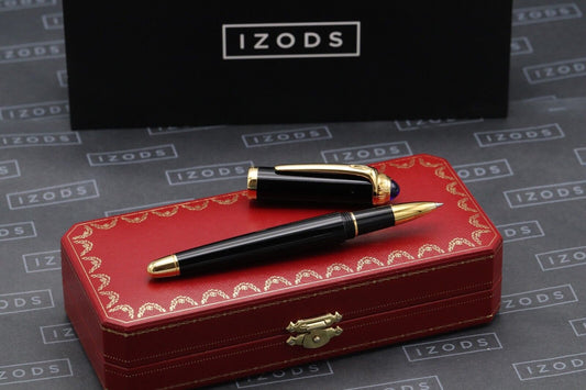 Cartier Roadster Black Gold Rollerball Pen image 0