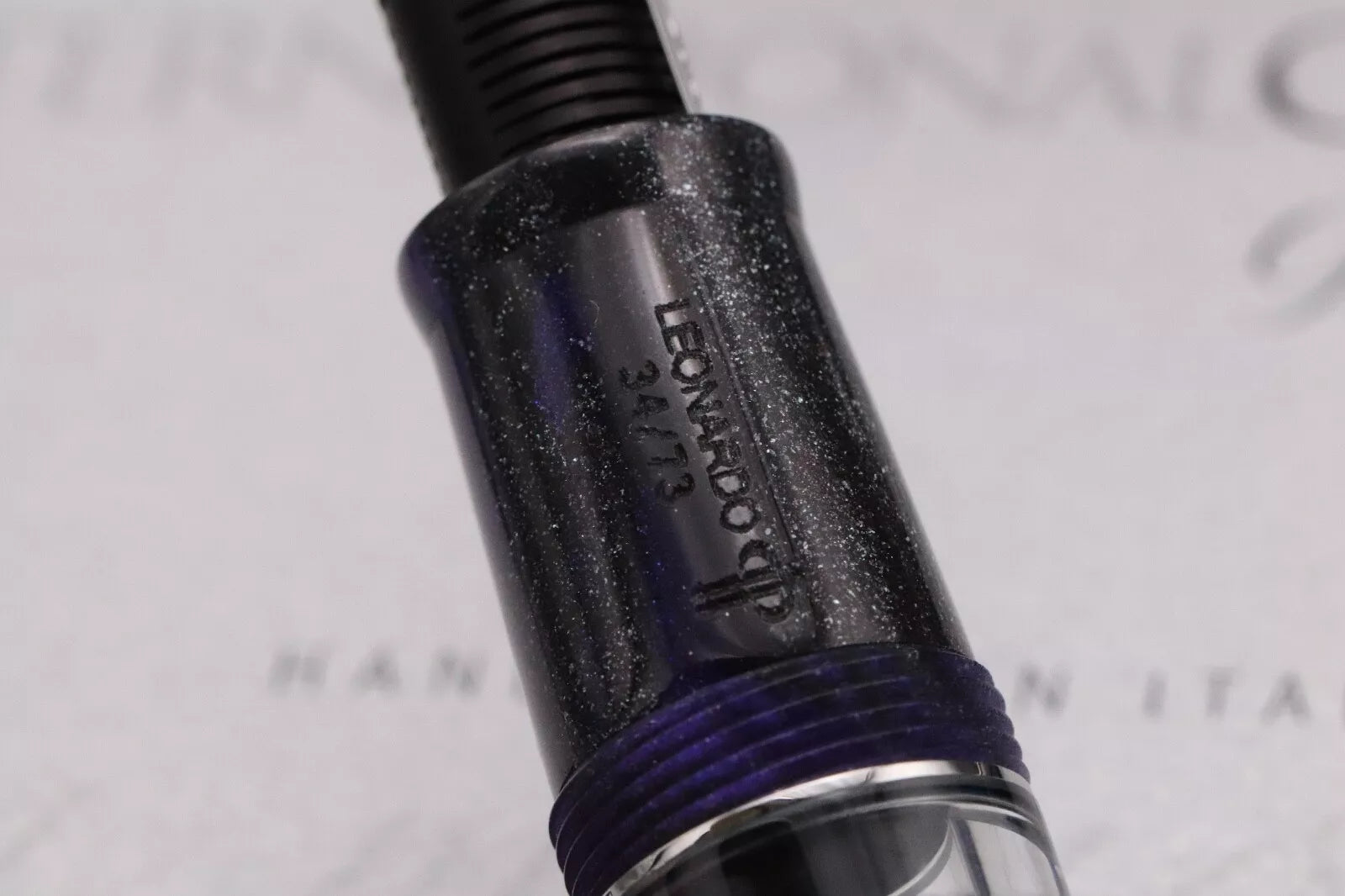 Leonardo Dodici Midnight Primary Manipulation LE73 Fountain Pen - EF - UNUSED image 5
