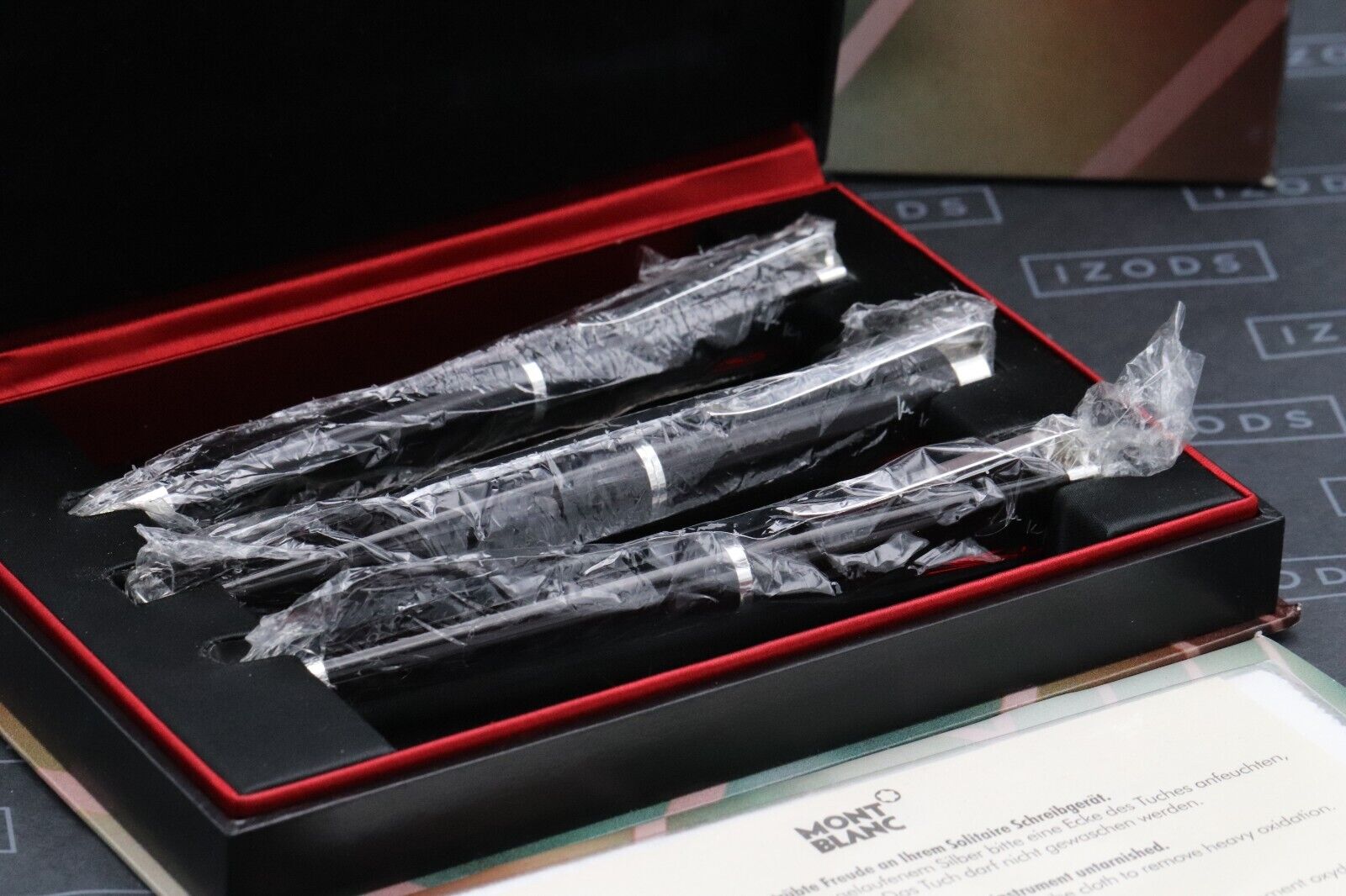 Montblanc Writers Edition Franz Kafka FP, MP, BP Set - NEVER INKED image 7