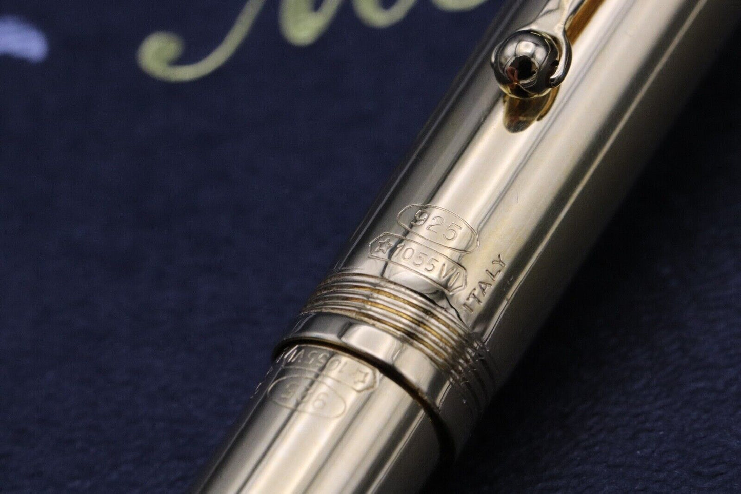 Montegrappa Reminiscence Round Vermeil Fountain Pen with Case image 4