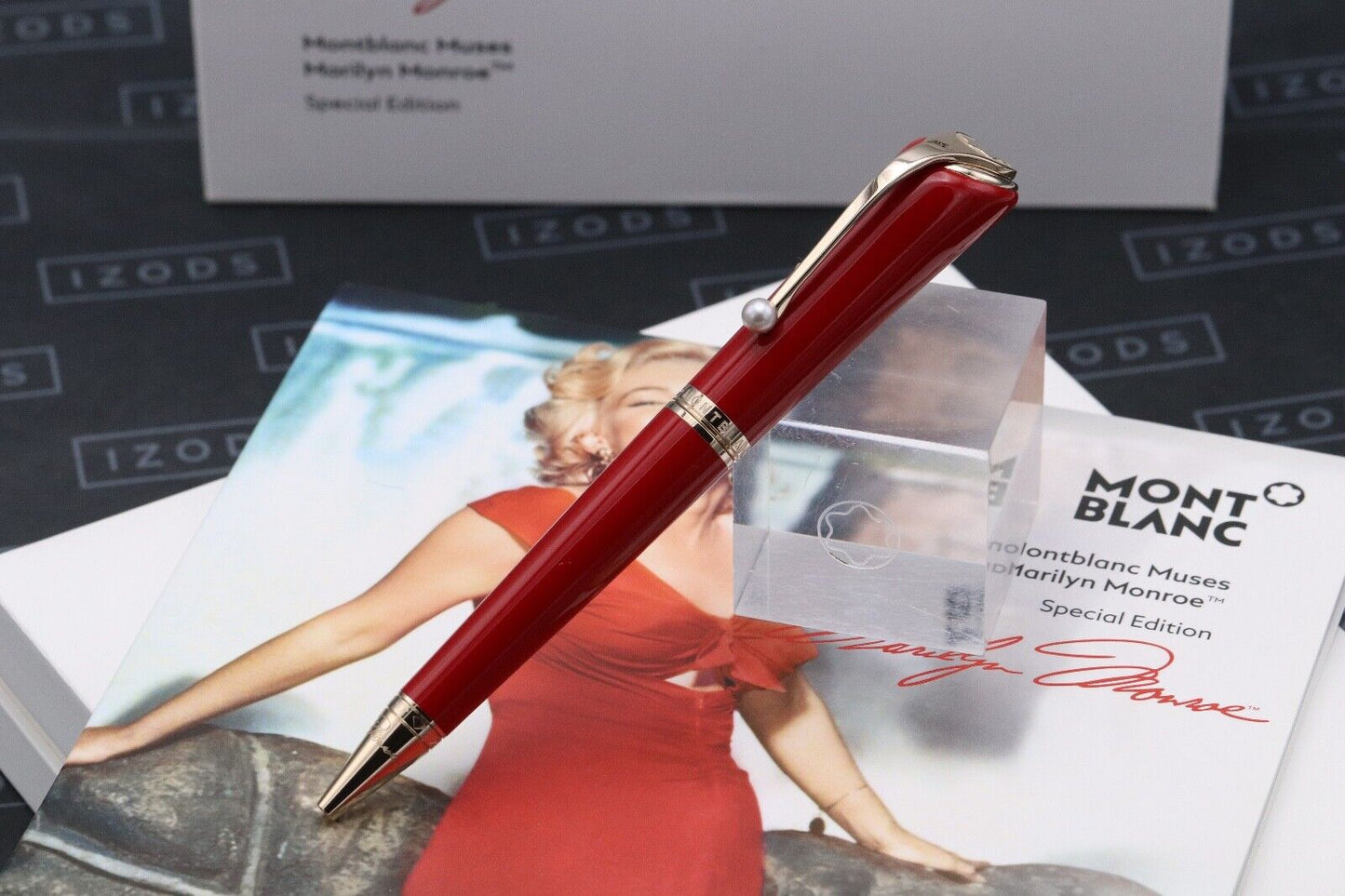 Montblanc Muses Marilyn Monroe Red Ballpoint Pen image 1