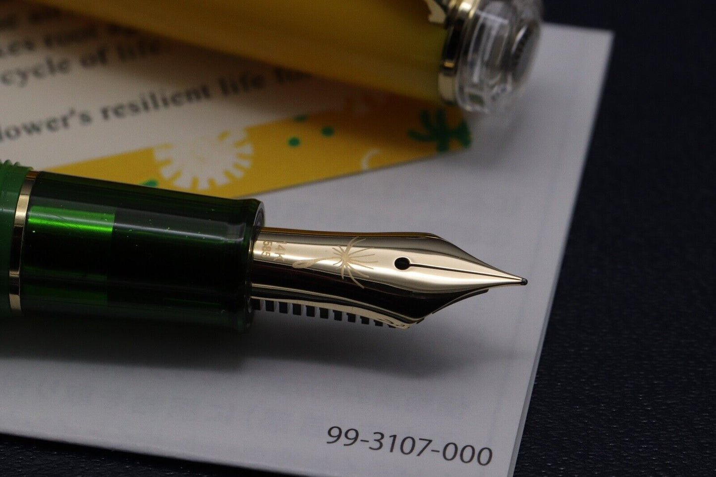 Sailor x Bungubox Pro Gear Slim Dandelion Limited Edition Fountain Pen image 2