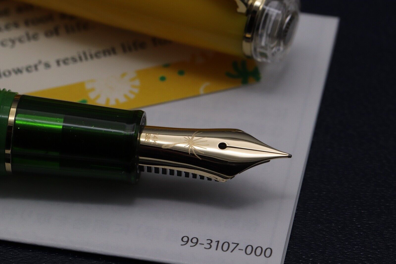 Sailor x Bungubox Pro Gear Slim Dandelion Limited Edition Fountain Pen image 2