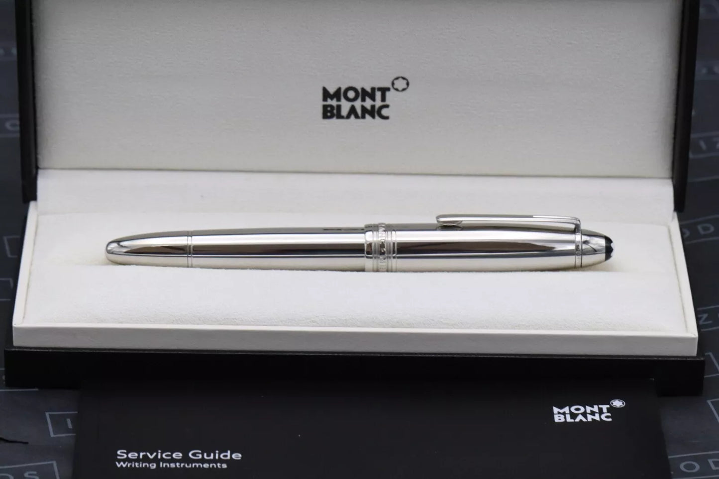 Montblanc Meisterstuck 146 LeGrand Steel Fountain Pen image 1