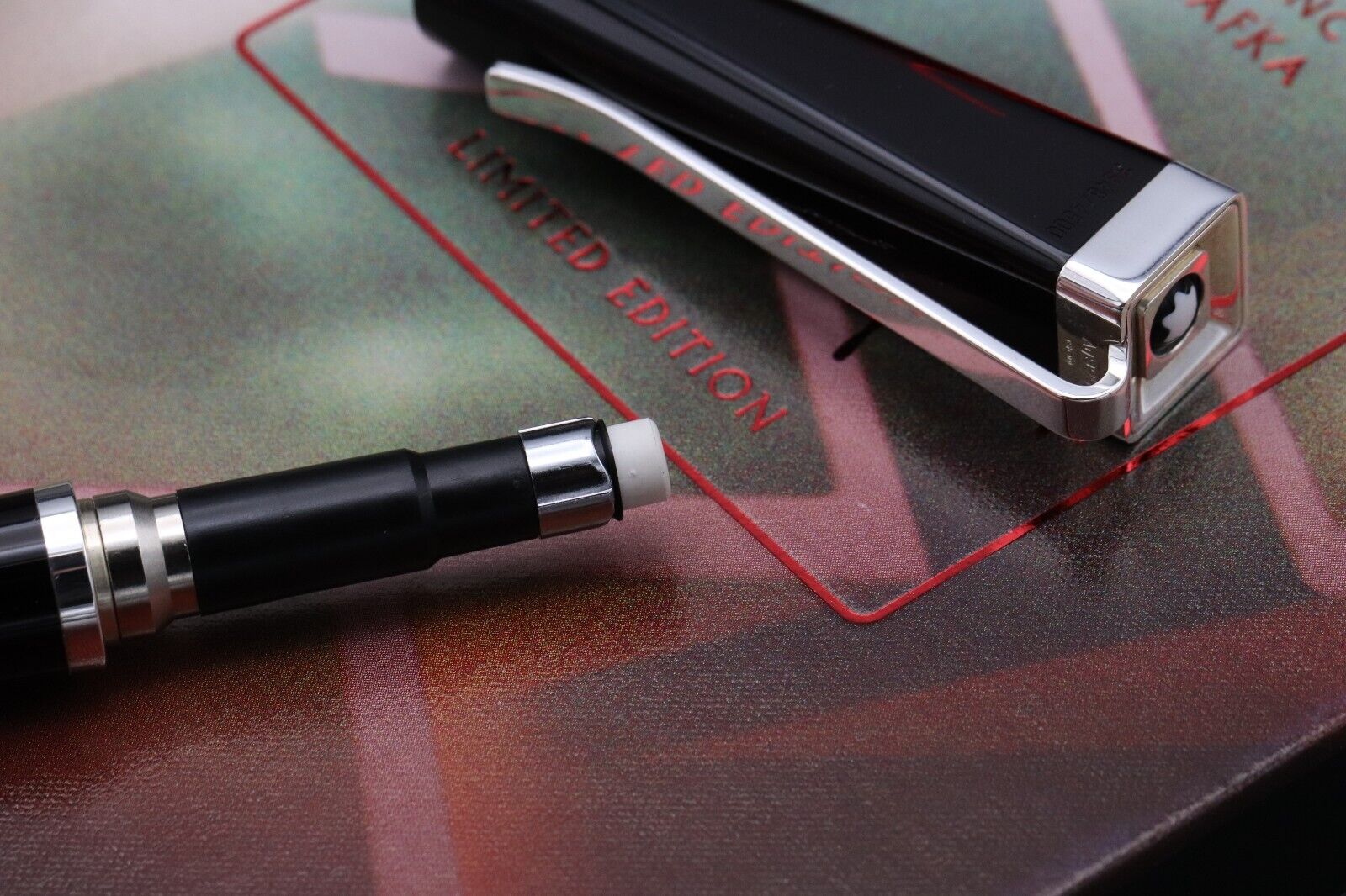 Montblanc Writers Edition Franz Kafka FP, MP, BP Set - NEVER INKED image 6