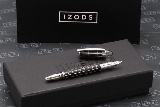 Montblanc Starwalker Rubber Platinum Fountain Pen - Broad Nib image 0