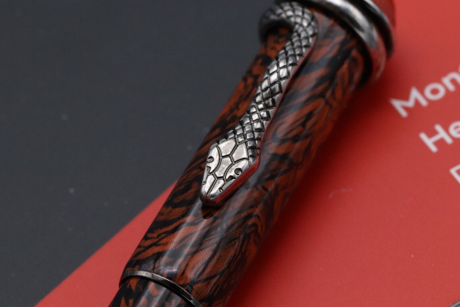 Montblanc Heritage Serpent Marble Ballpoint Pen - UNUSED image 2