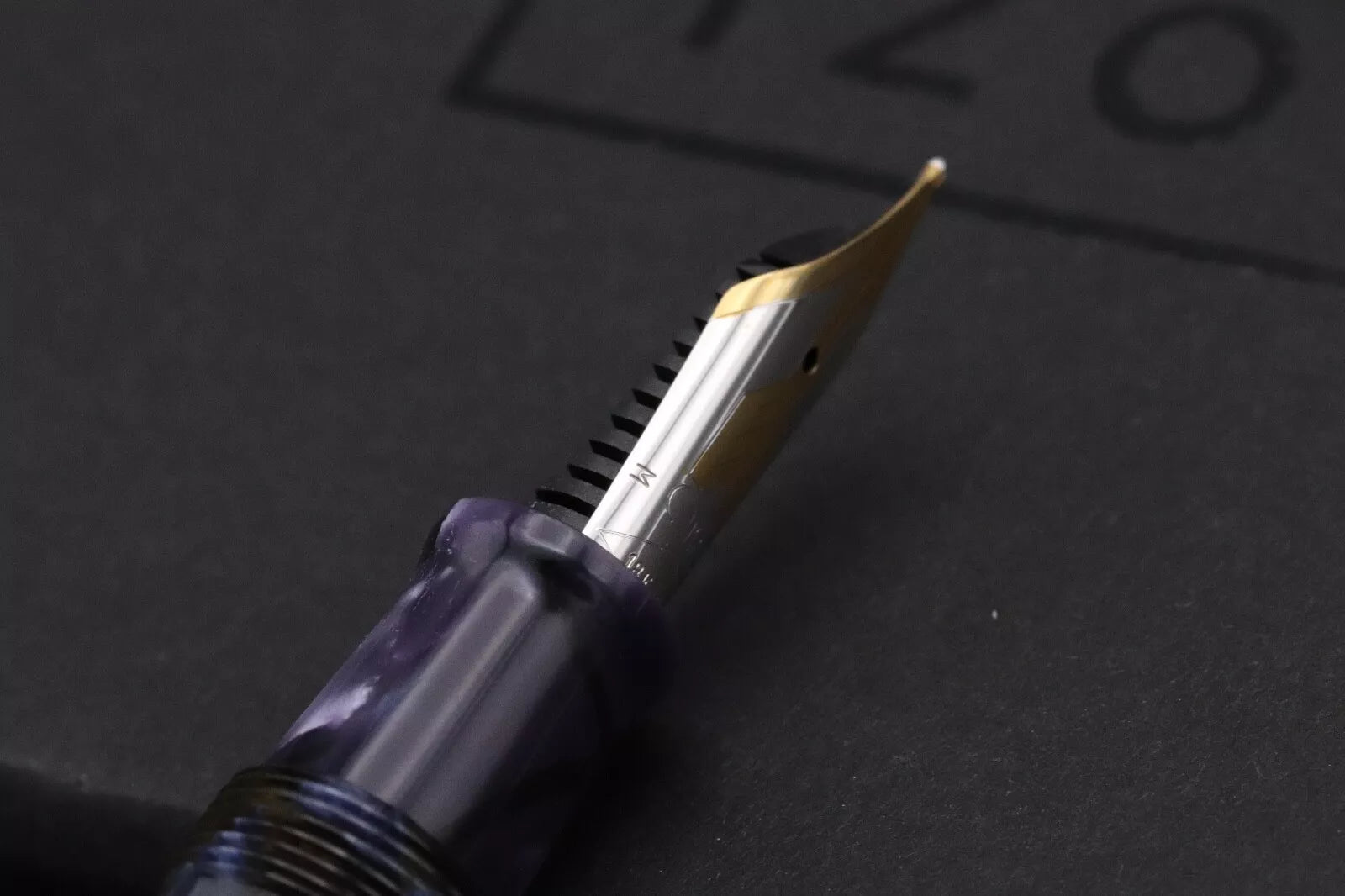 Omas Extra Paragon Lucens Blue Royale Celluloid LE Fountain Pen image 6