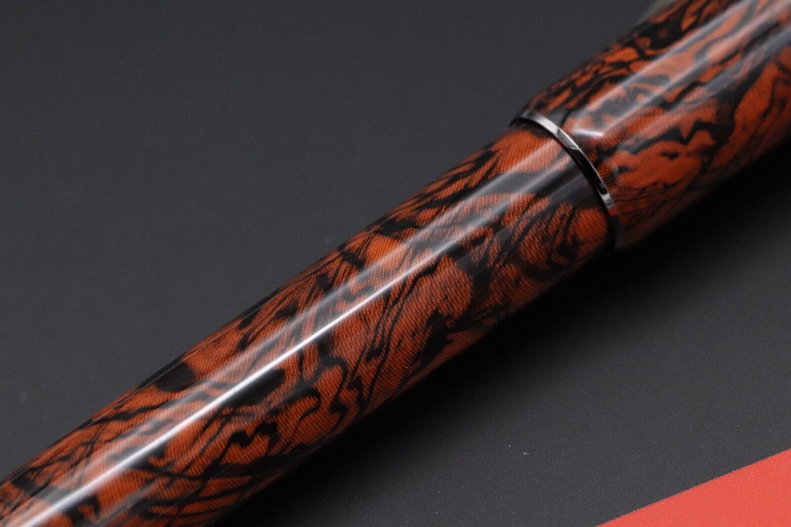 Montblanc Heritage Rouge et Noir Serpent Marble Ballpoint Pen image 3