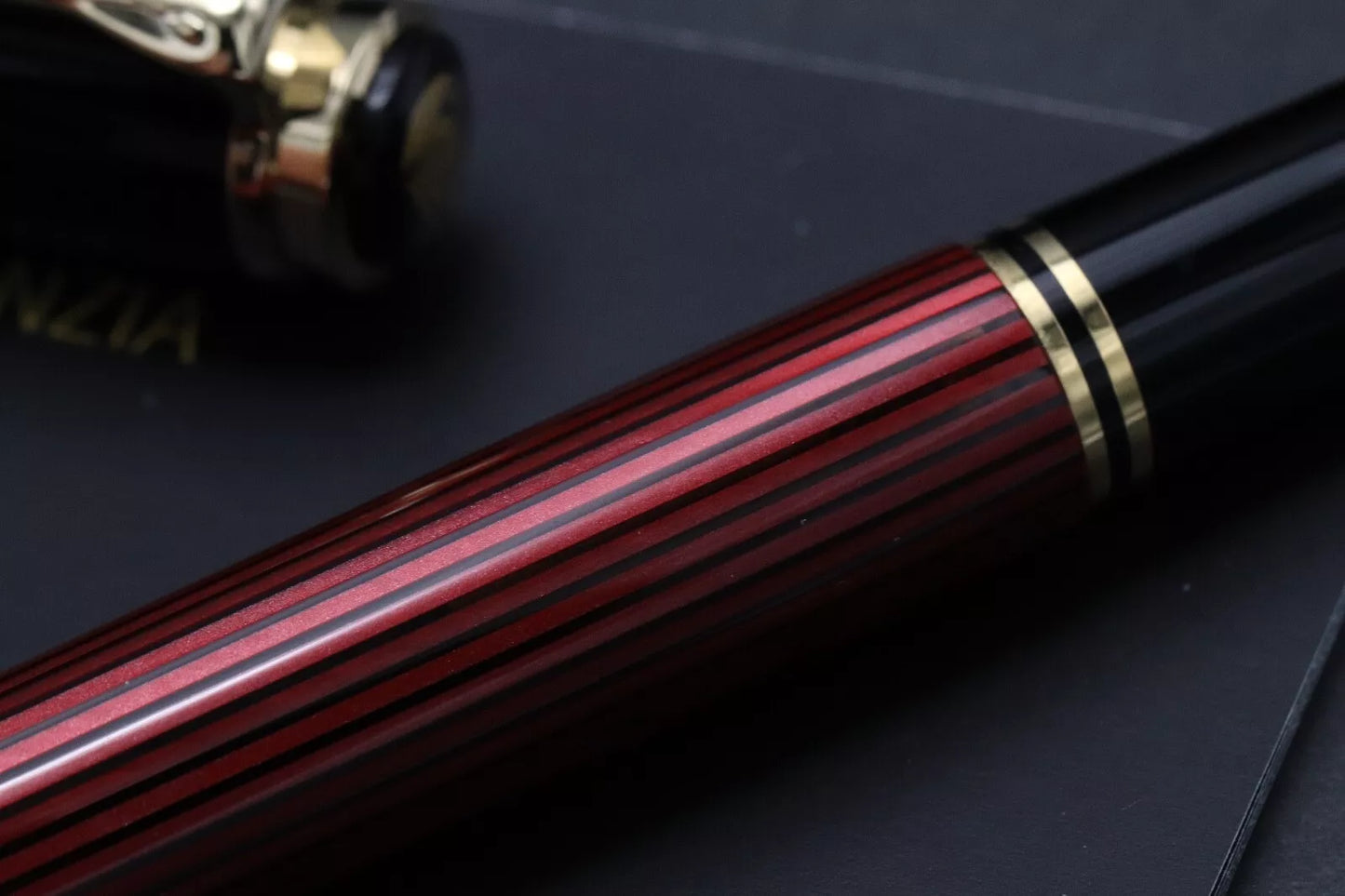 Pelikan Souveran M800 Red Black Fountain Pen - 2001-2003 - NEVER INKED image 5