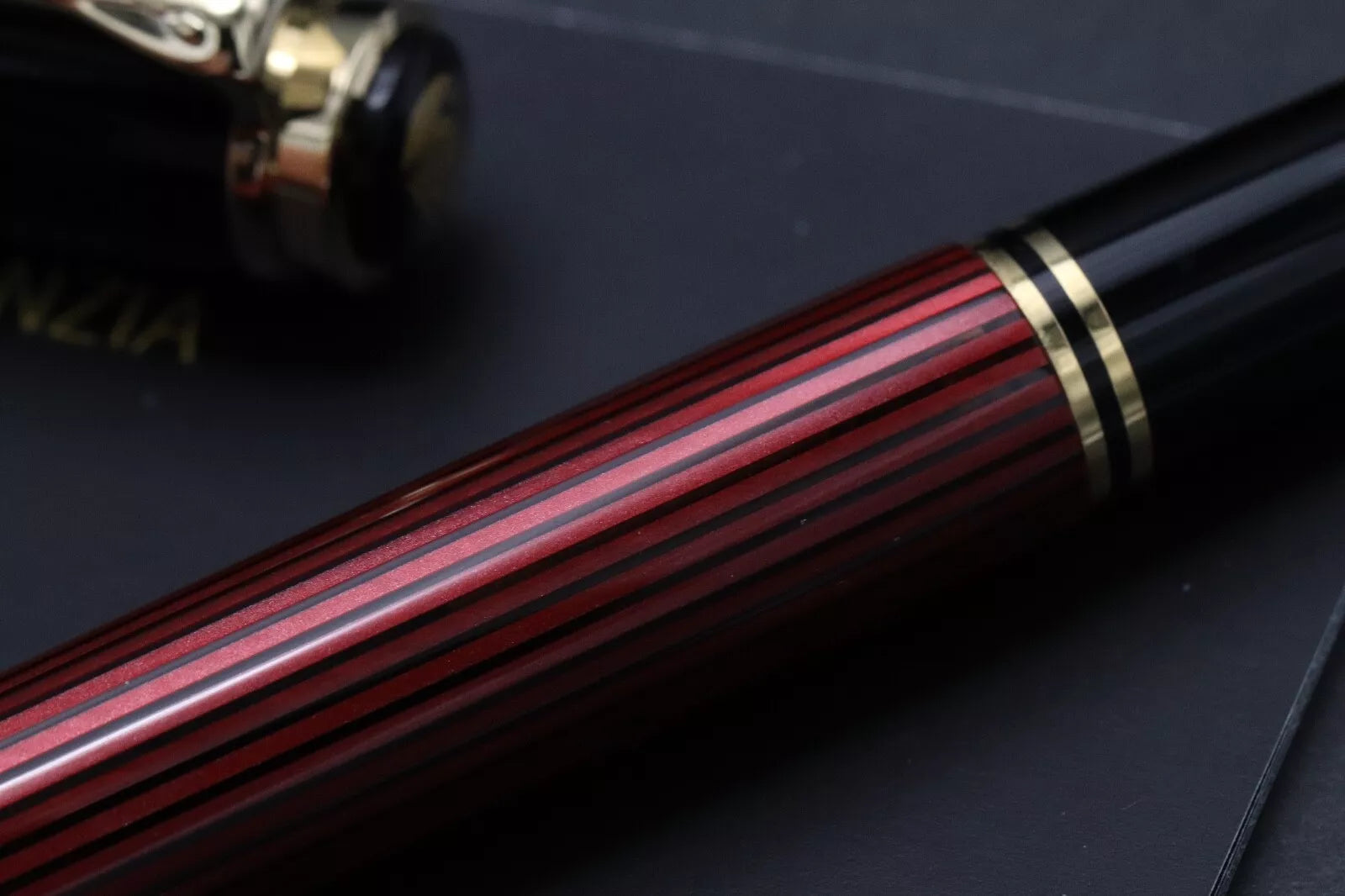 Pelikan Souveran M800 Red Black Fountain Pen - 2001-2003 - NEVER INKED image 5