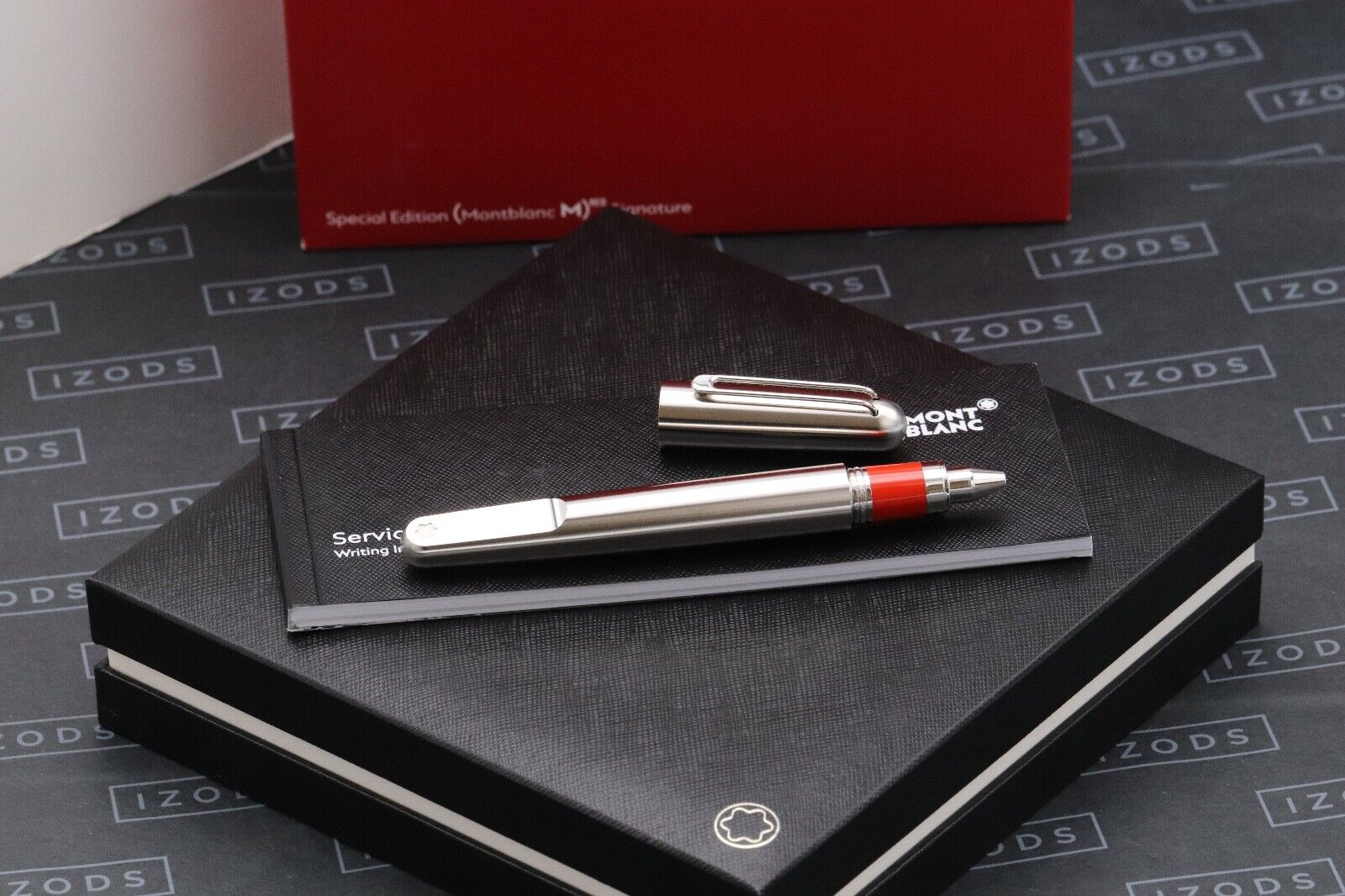 Montblanc M Marc Newson RED Signature Rollerball Pen image 0