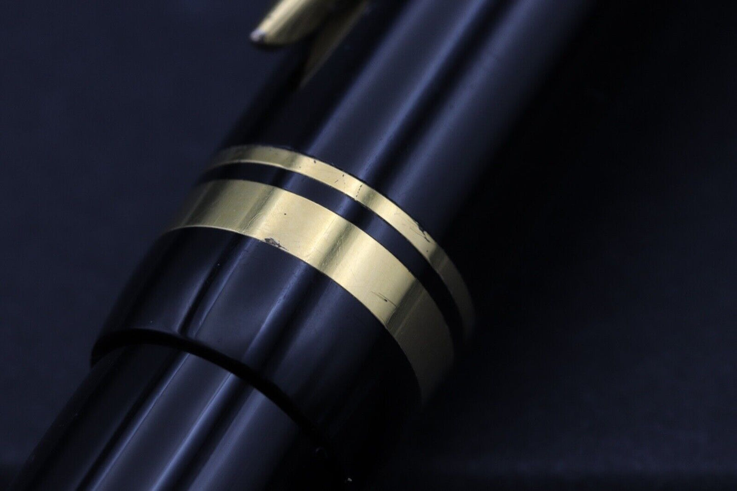 Parker Duofold Centennial Black Gold Trim Fountain Pen - MK1 1988 image 4