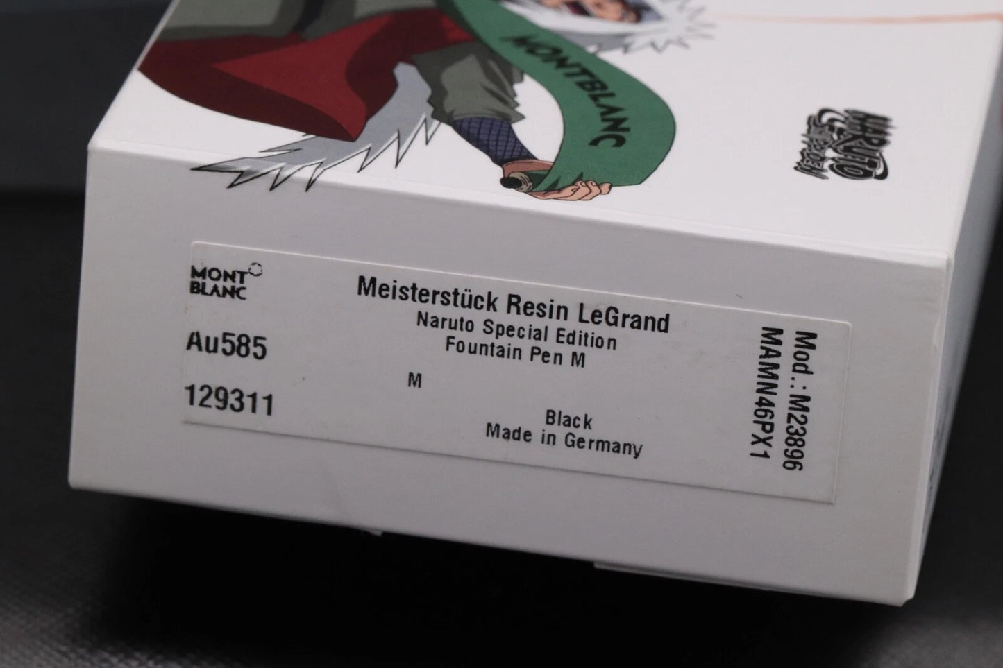 Montblanc x Naruto Meisterstuck LeGrand Fountain Pen - NEVER INKED image 4