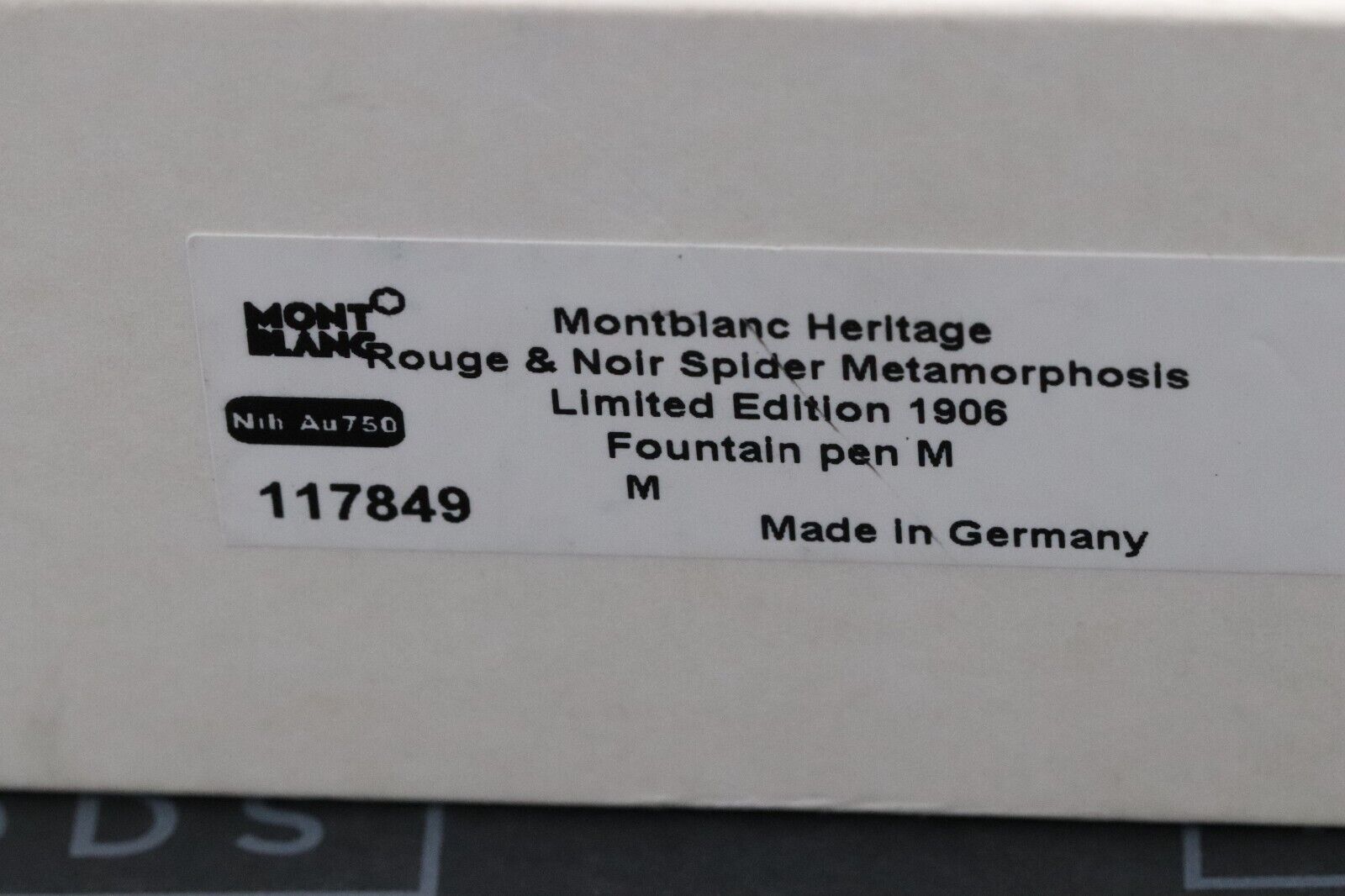 Montblanc Heritage Rouge et Noir Metamorphosis LE1906 Fountain Pen - UNUSED image 7