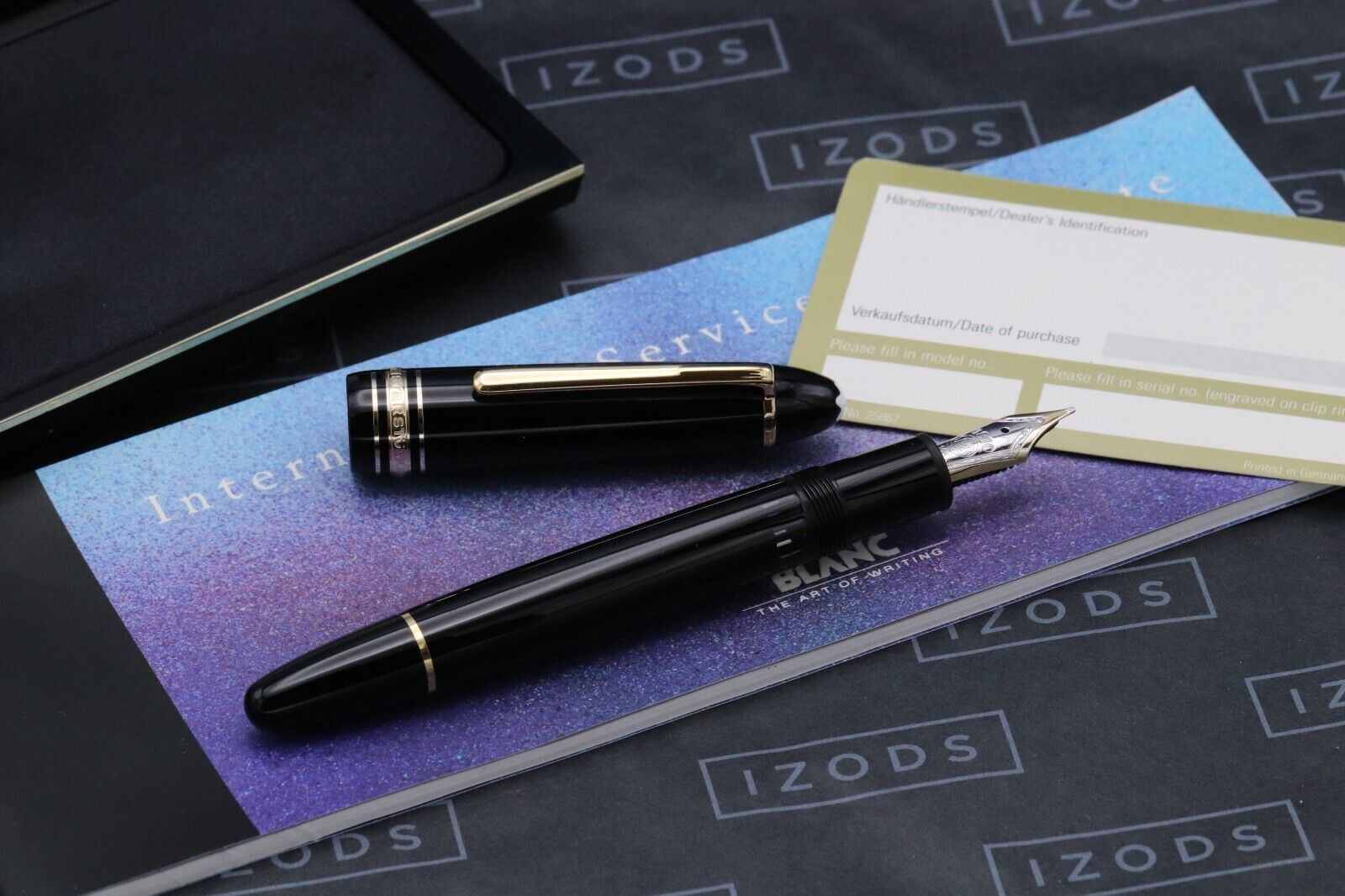 Montblanc Meisterstuck 146 LeGrand Gold Line Fountain Pen - 1991-92 - UNUSED - Broad image 1