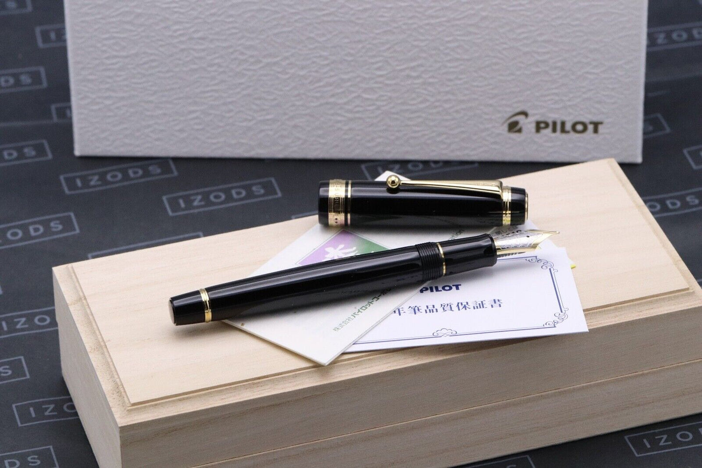 Pilot Custom 845 Urushi Black Fountain Pen - INKED ONCE image 0