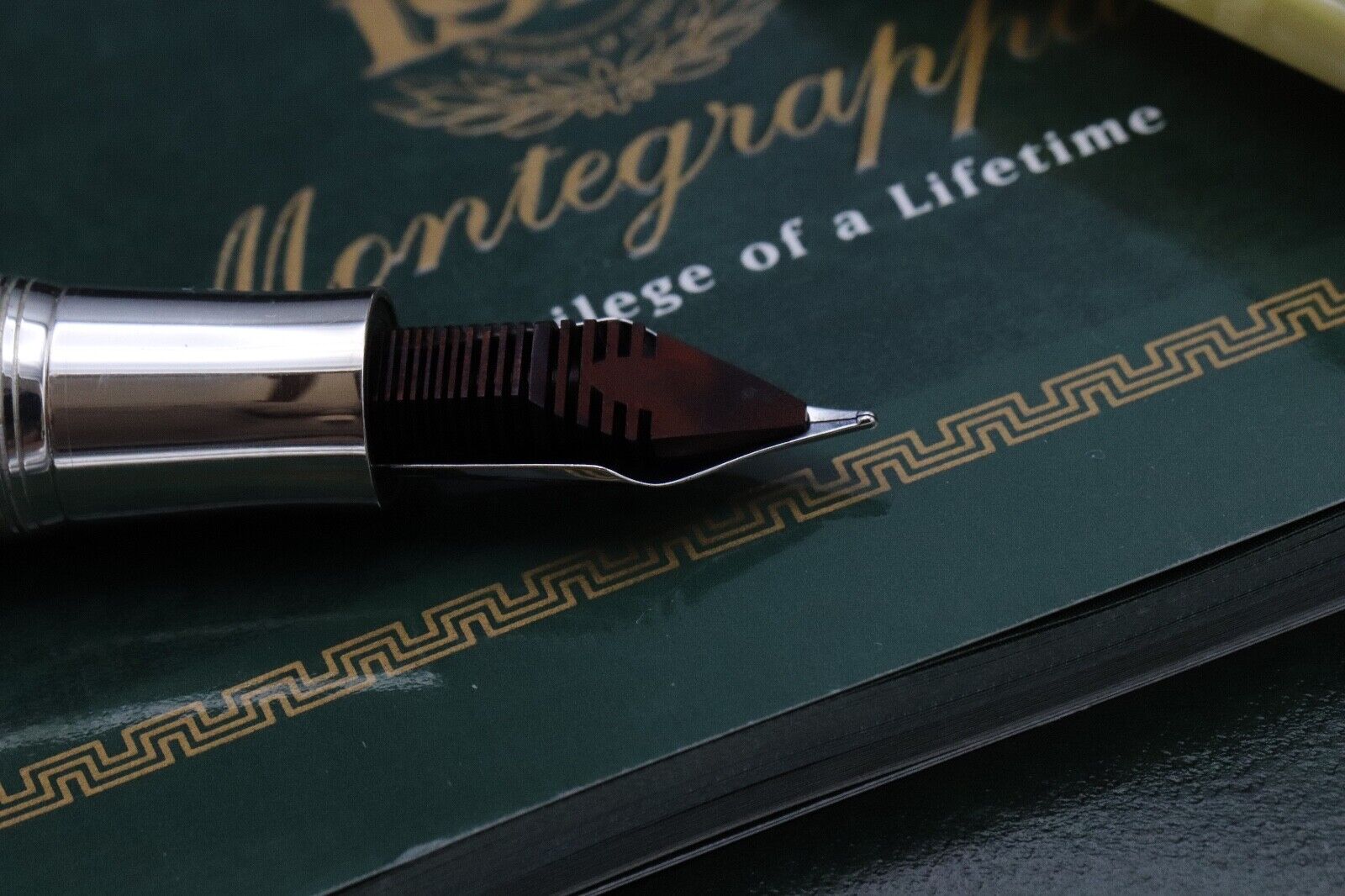 Montegrappa Symphony Parchment Celluloid Fountain Pen image 4