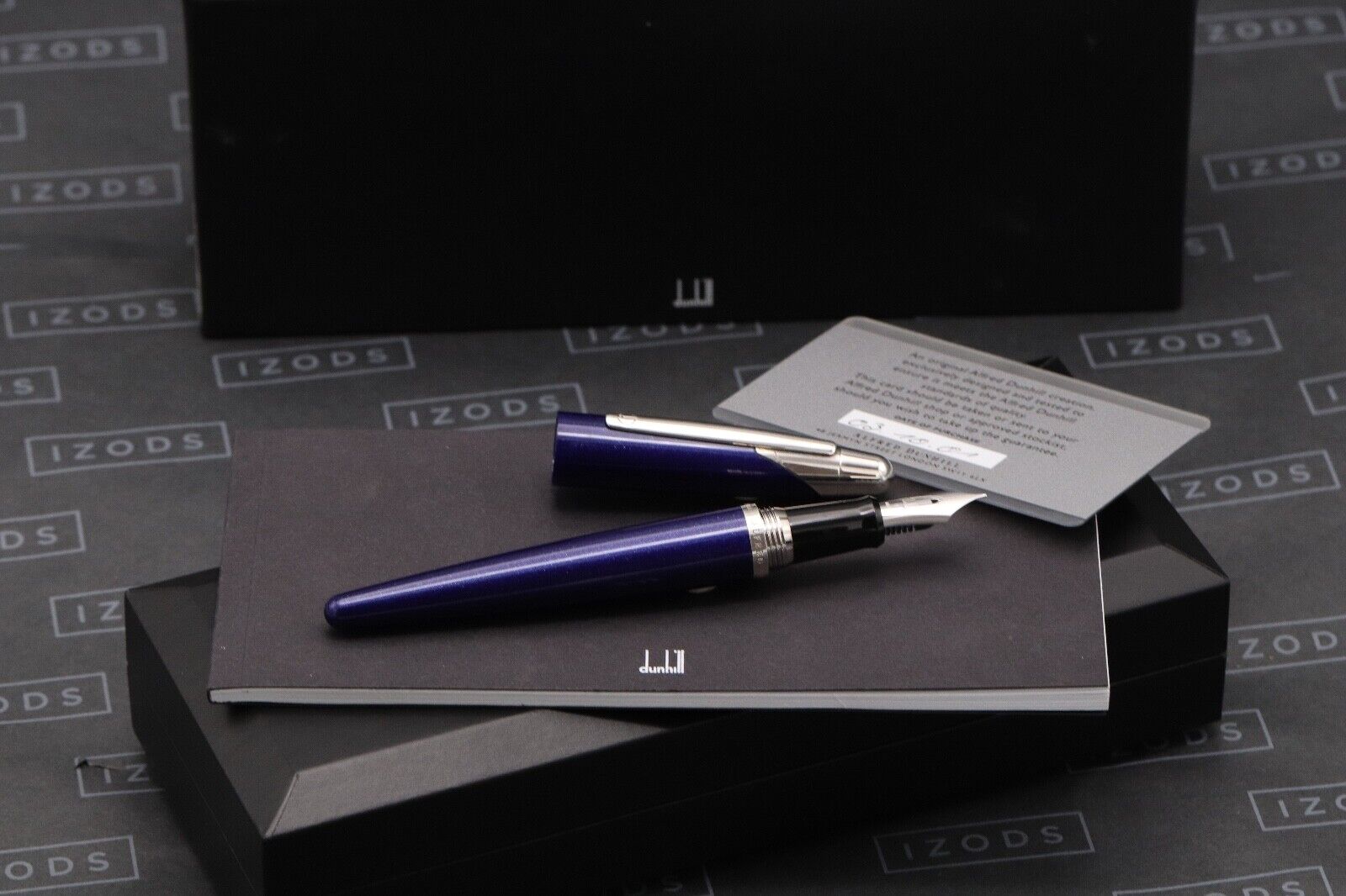 Dunhill AD2000 Blue Stardust Fountain Pen image 0
