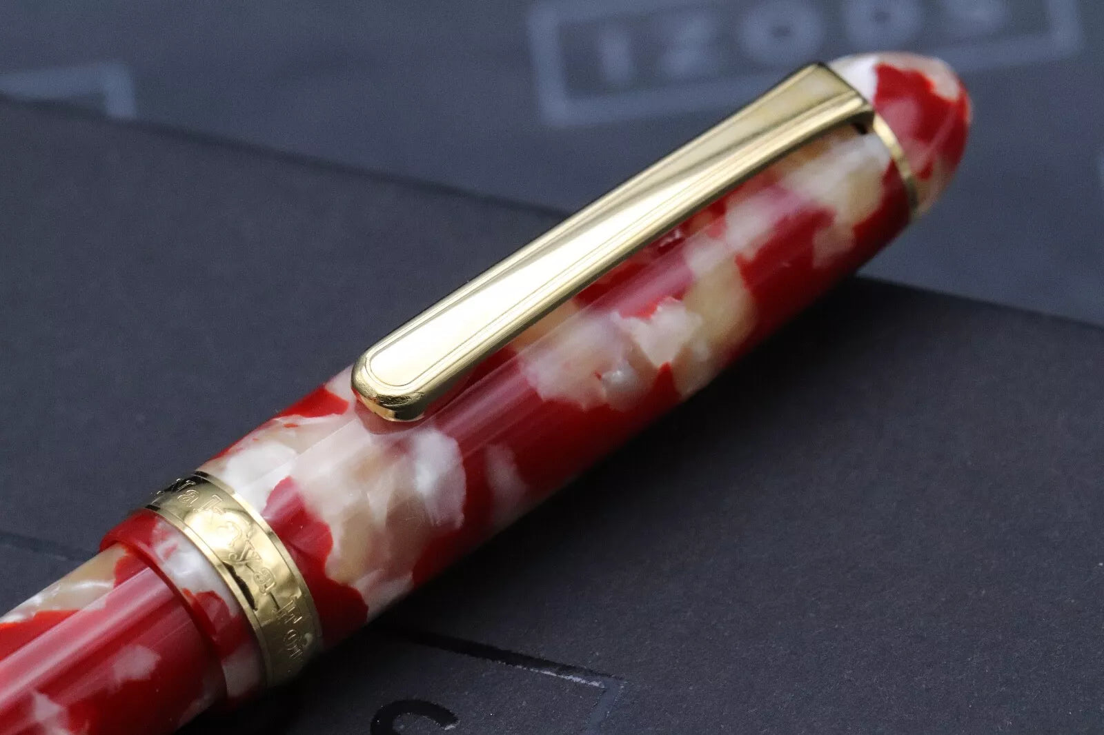 Nakaya Koi Goldfish Celluloid Fountain Pen - 14k Fine Nib image 6