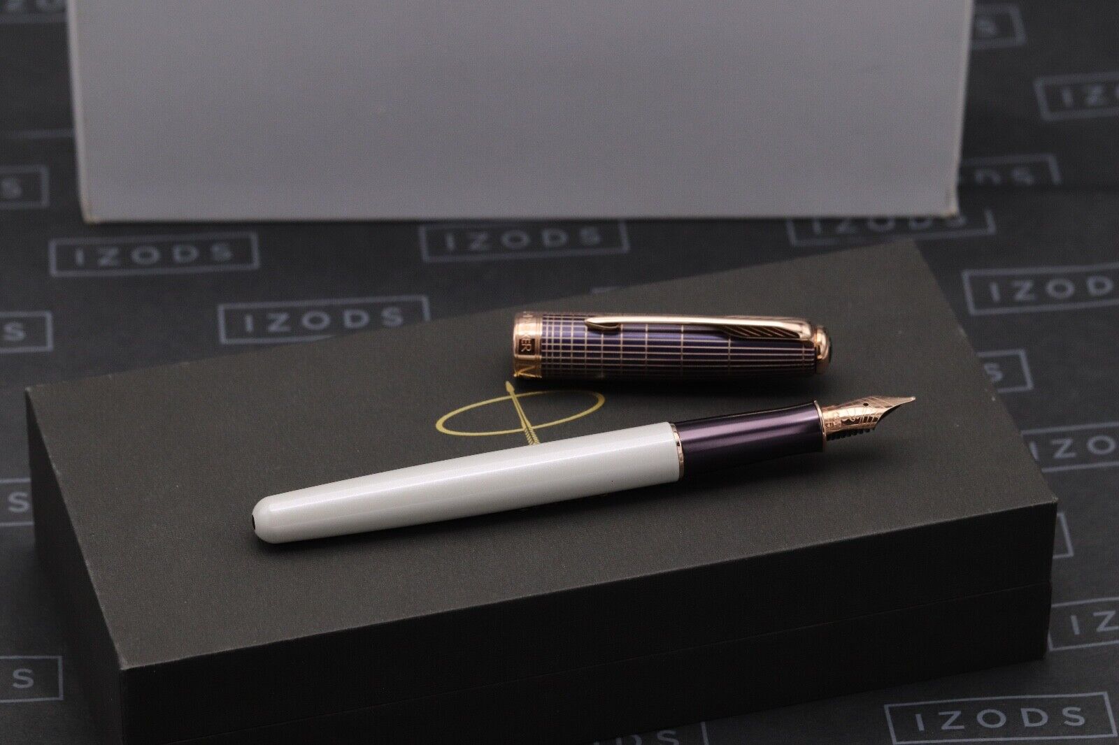 Parker Sonnet Contort Cisele Purple Special Edition Fountain Pen image 1