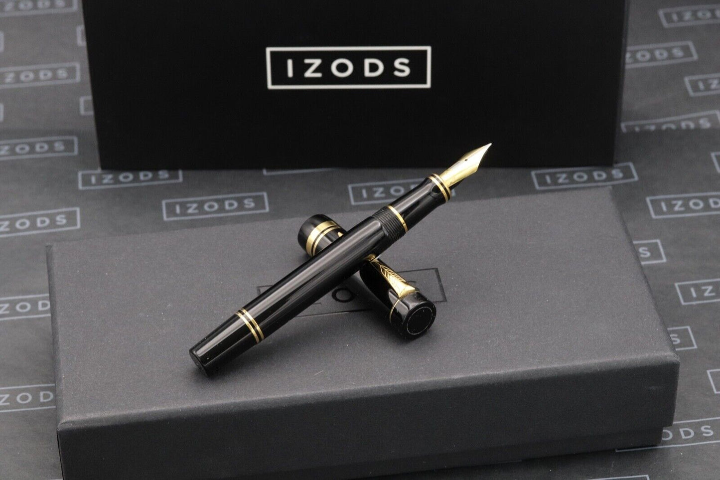Parker Duofold Centennial Black Gold Trim Fountain Pen - MK1 1988 image 0
