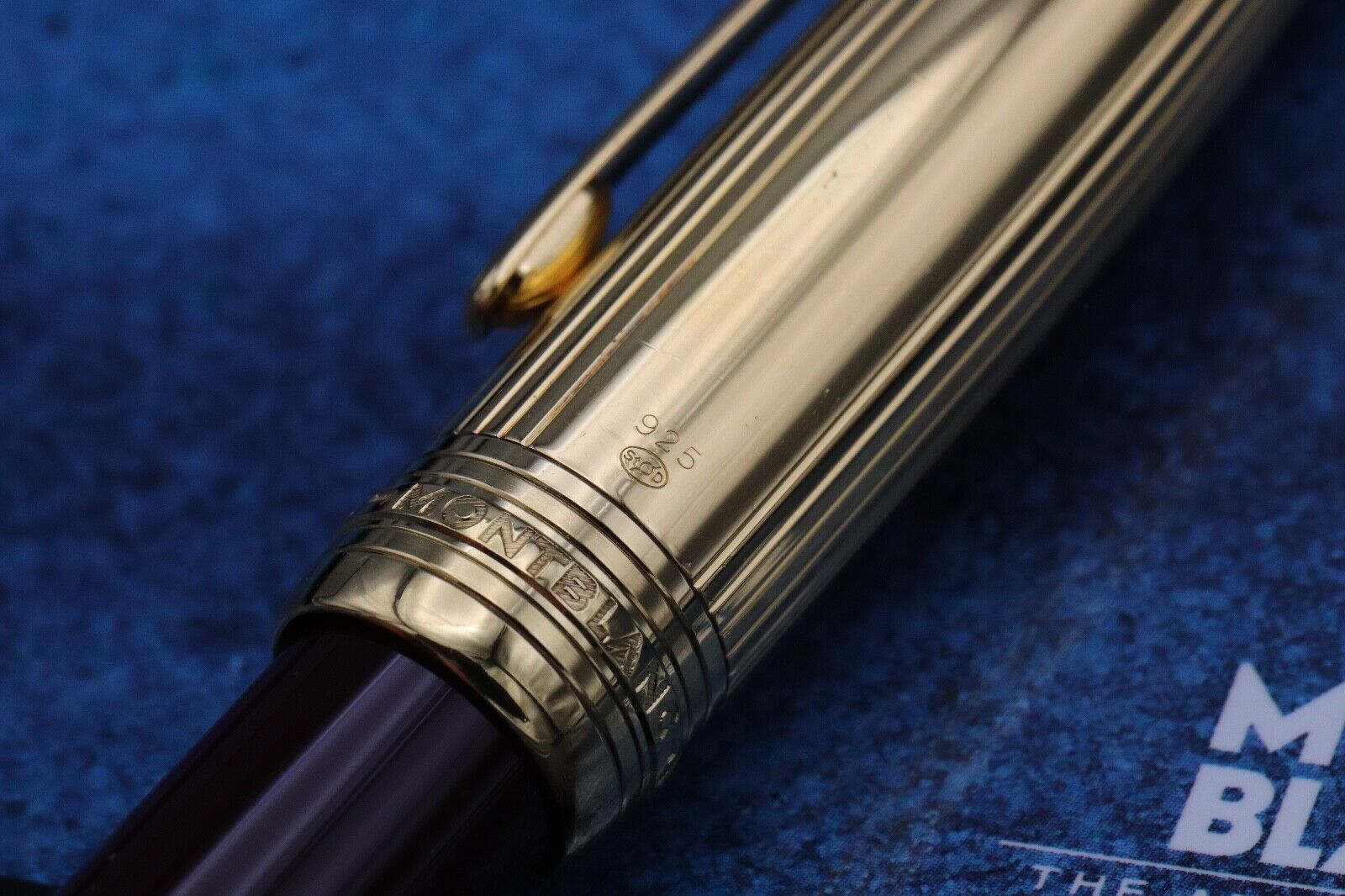 Montblanc Meisterstuck 146 LeGrand Bordeaux Vermeil Fountain Pen - NEVER INKED image 4