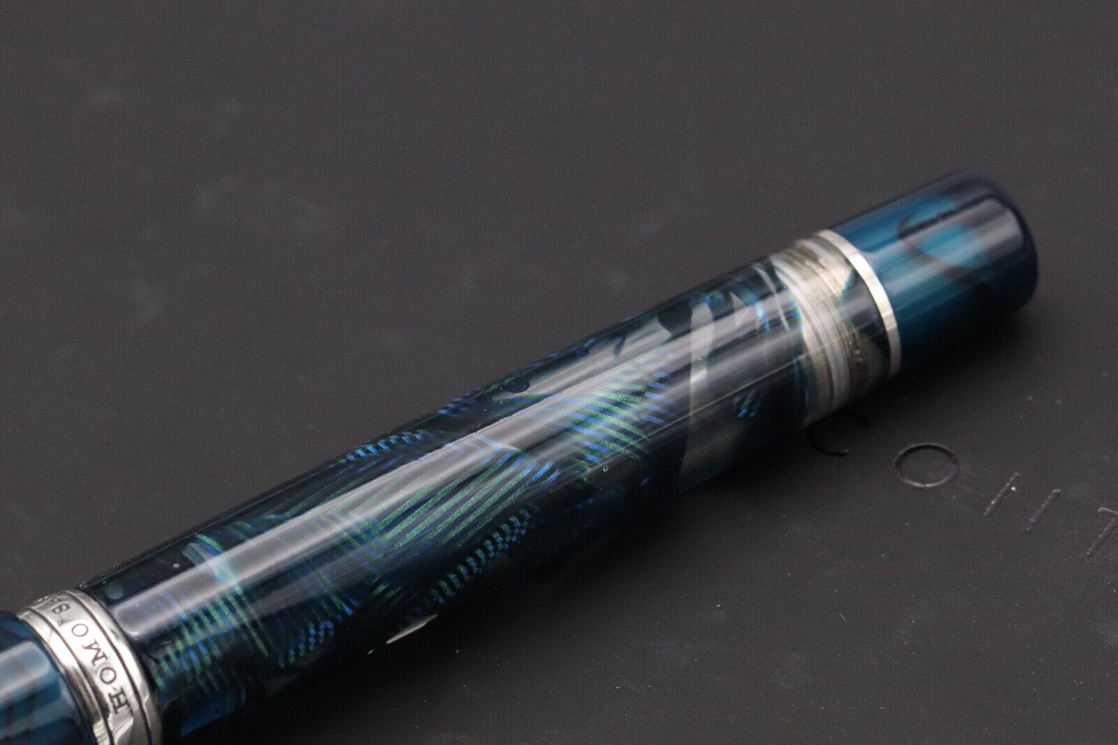 Visconti Homo Sapiens Crystal Swirl LE Fountain Pen - 23k Extra Fine image 5
