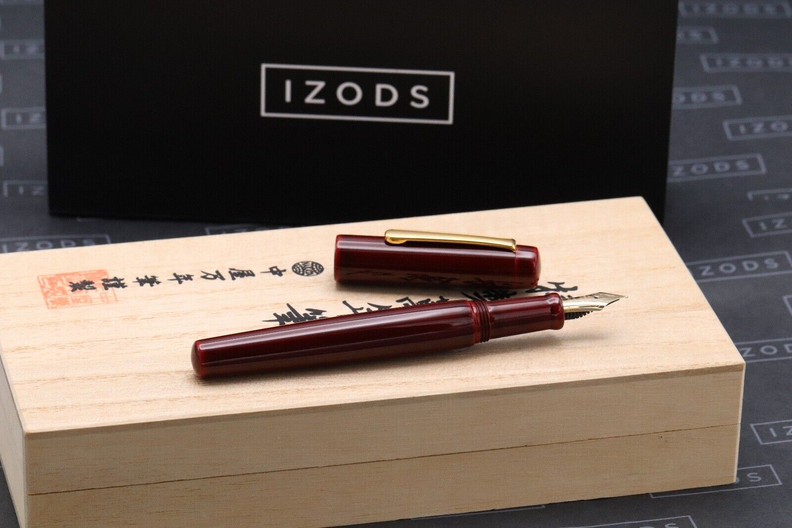 Nakaya Neo Standard Aka-tamenuri Fountain Pen - Soft Medium Nib image 0