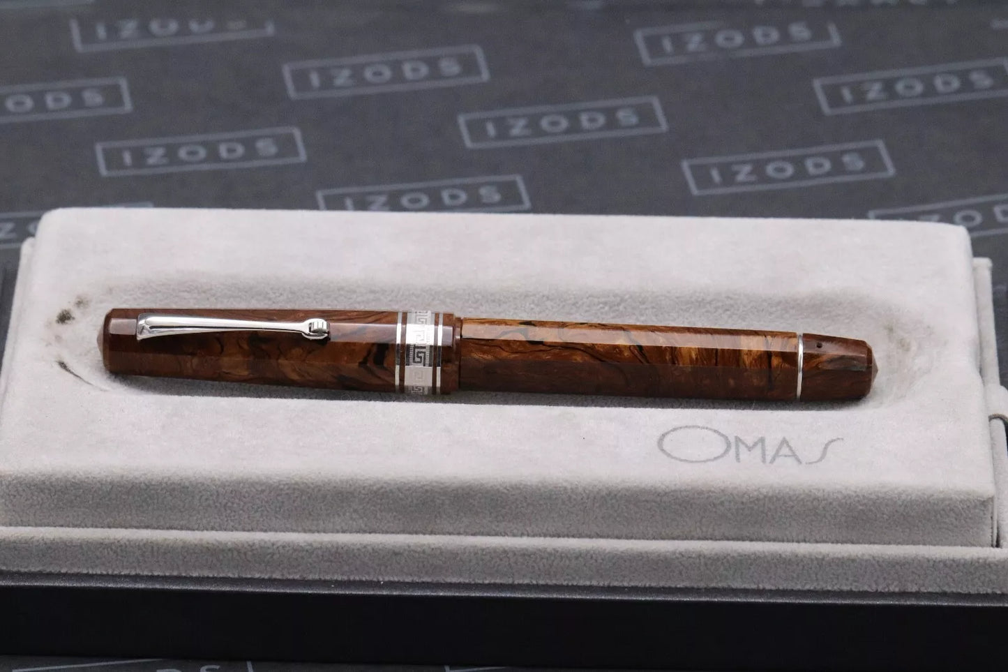 Omas Paragon Burlwood Celluloid LE60 HT Fountain Pen image 8
