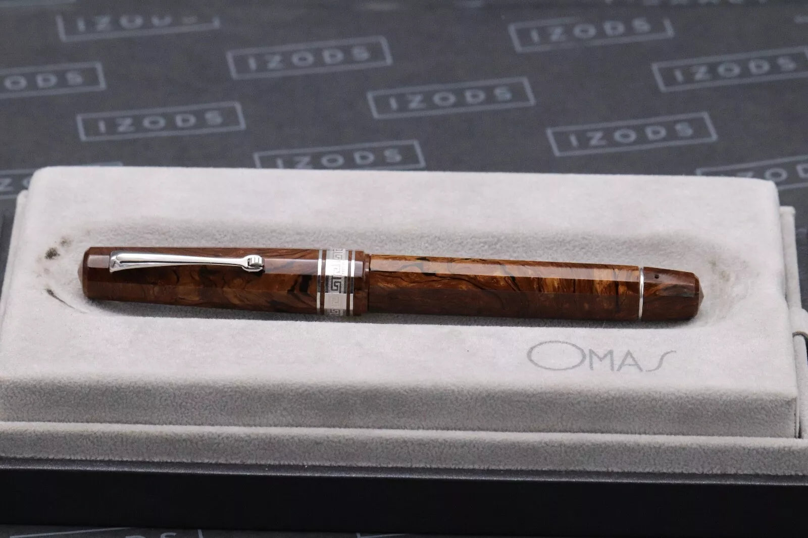 Omas Paragon Burlwood Celluloid LE60 HT Fountain Pen image 8