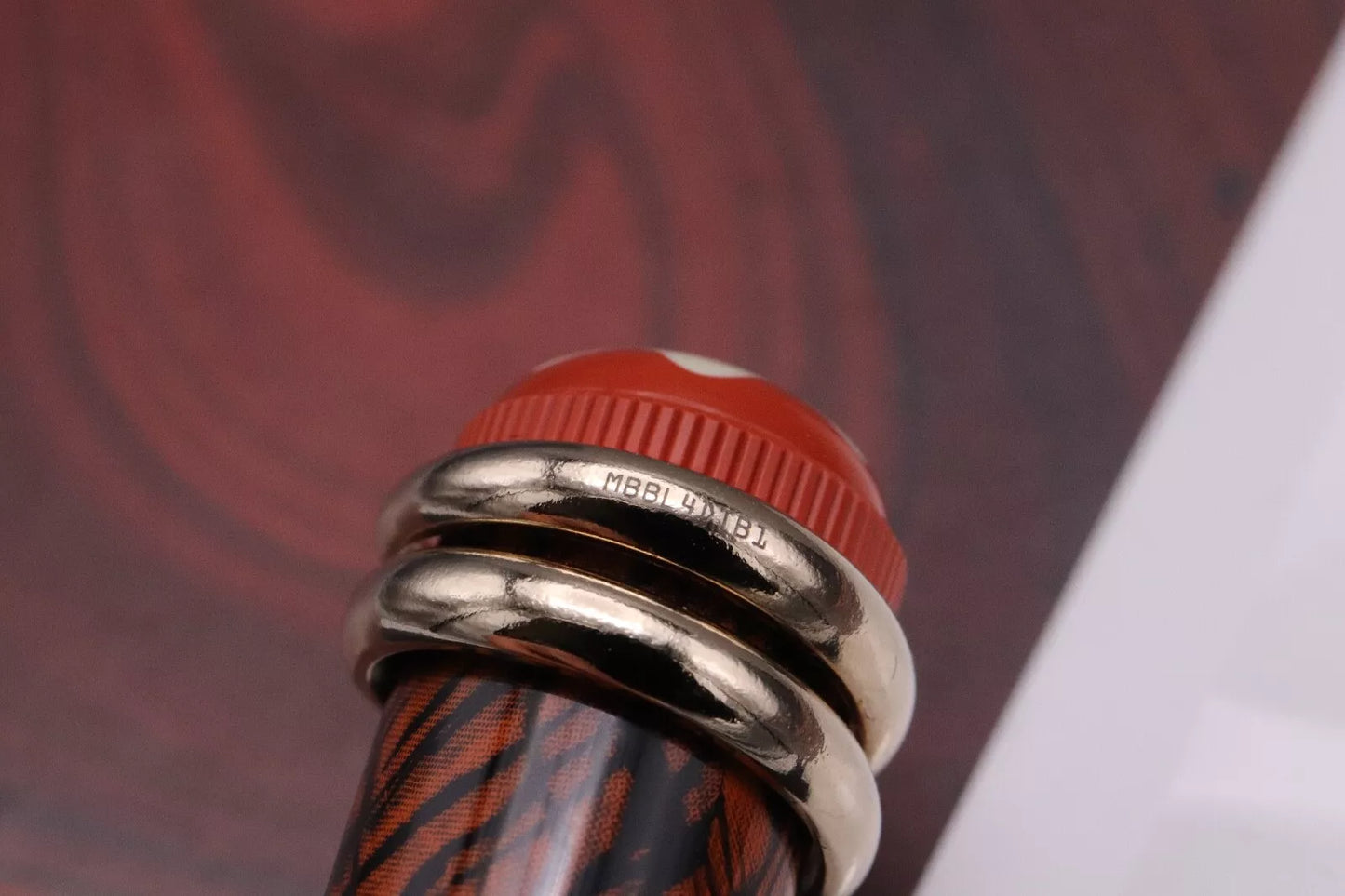 Montblanc Heritage Serpent Marble ‘Gift of Writing’ Fountain Pen Set – UNUSED image 6