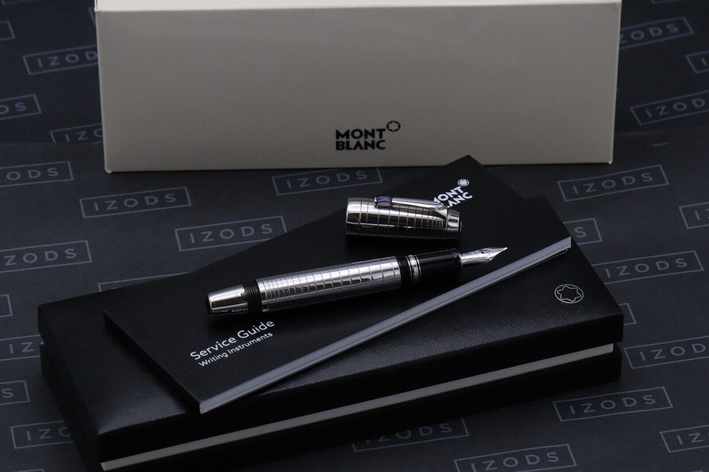 Montblanc Boheme Steel Radial Amethyst Fountain Pen image 0