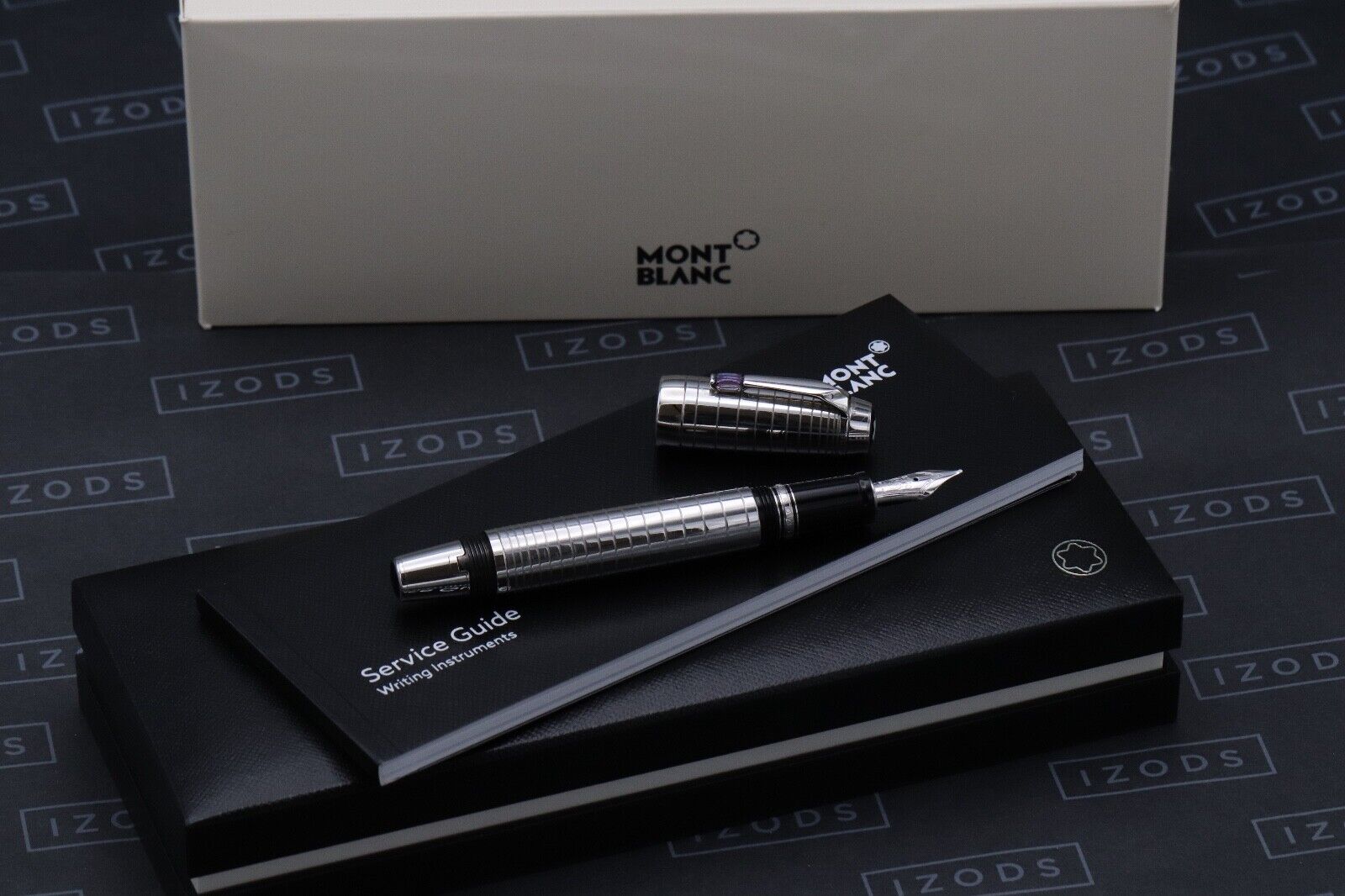 Montblanc Boheme Steel Radial Amethyst Fountain Pen image 0