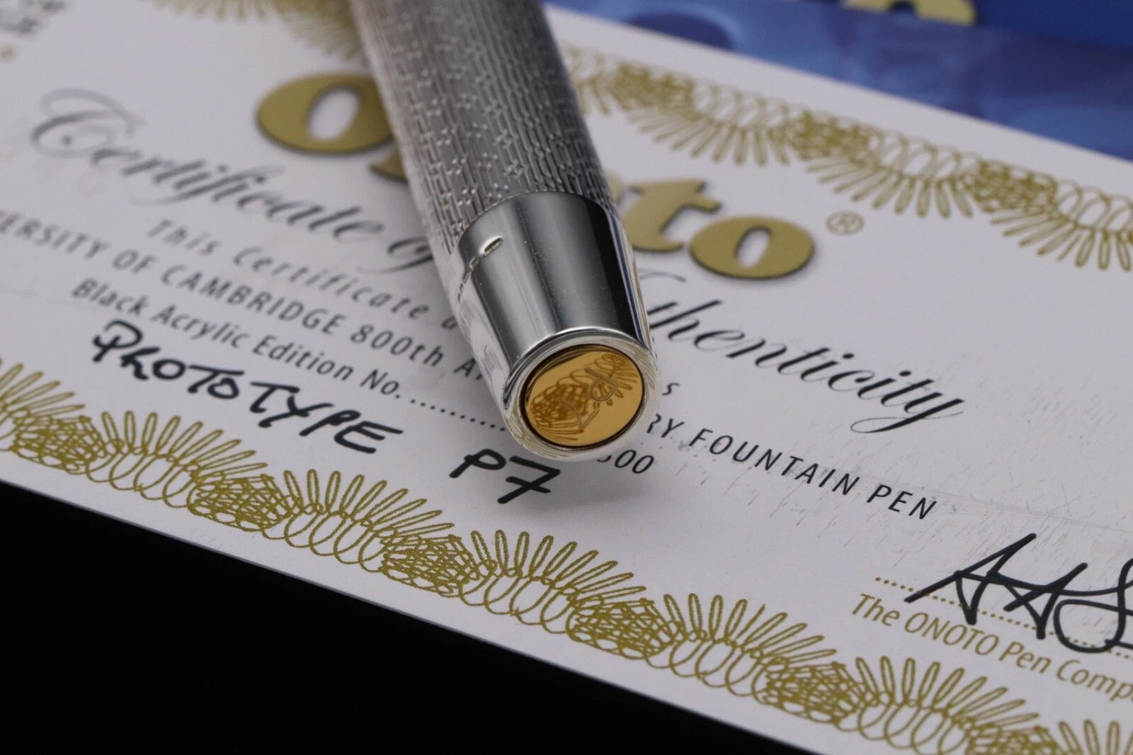 Onoto University of Cambridge Silver Prototype Limited Edition Fountain Pen image 9