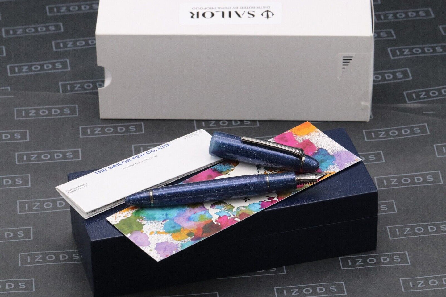 Sailor 1911L Ringless Galaxy Pleiades Fountain Pen - Medium-Fine Nib image 0